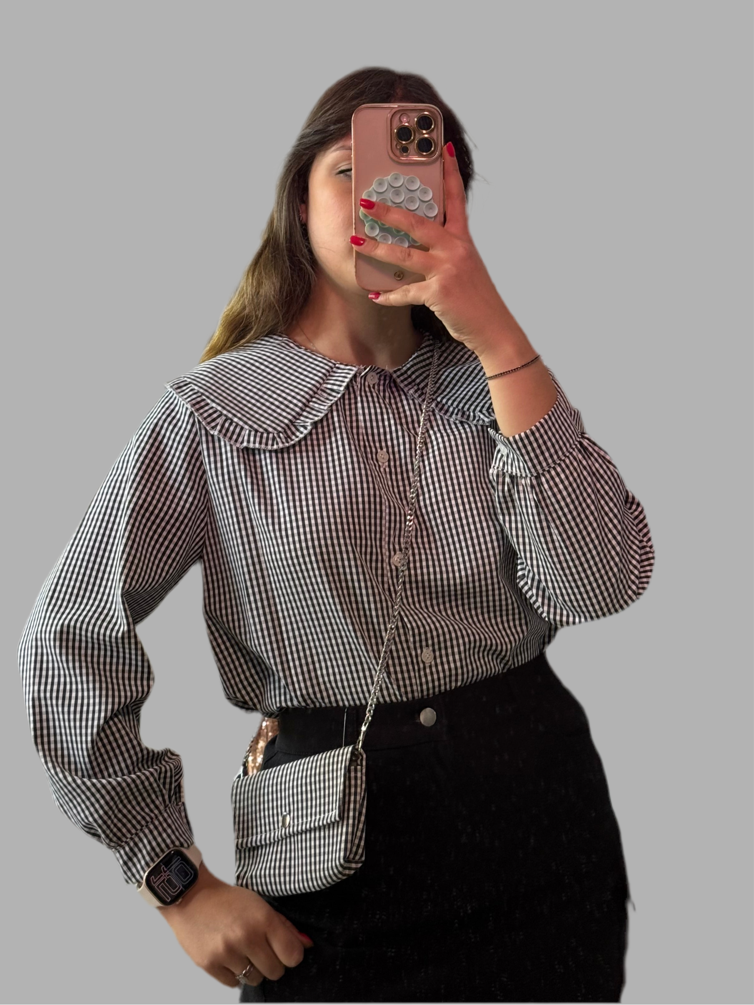 8904 Camicia Brigida con pochette