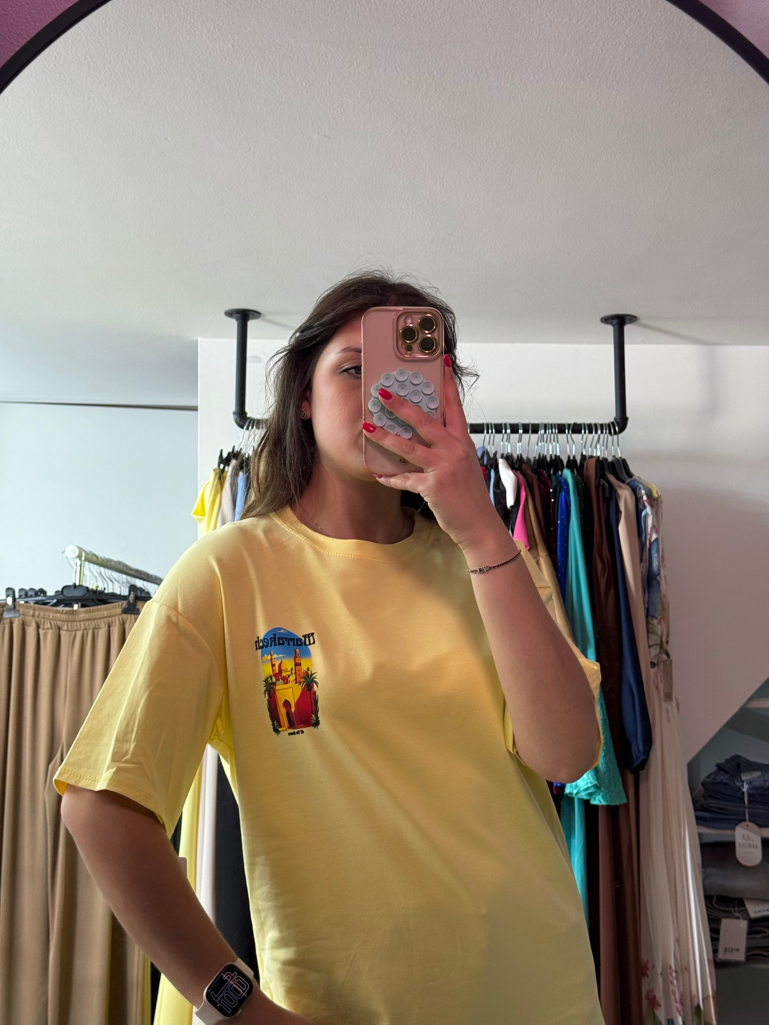 41466 T-shirt over Casablanca