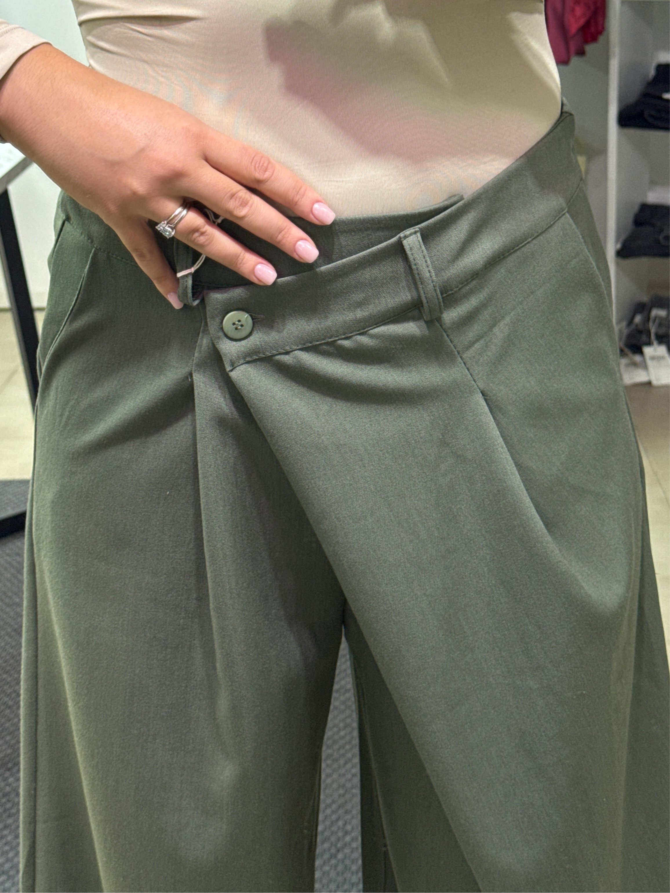 18200 Pantalone Baggy asimmetrico