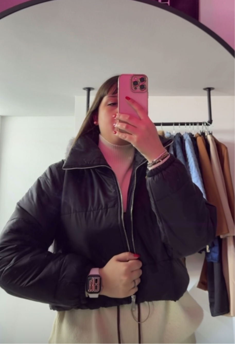 606 Piumino Crop