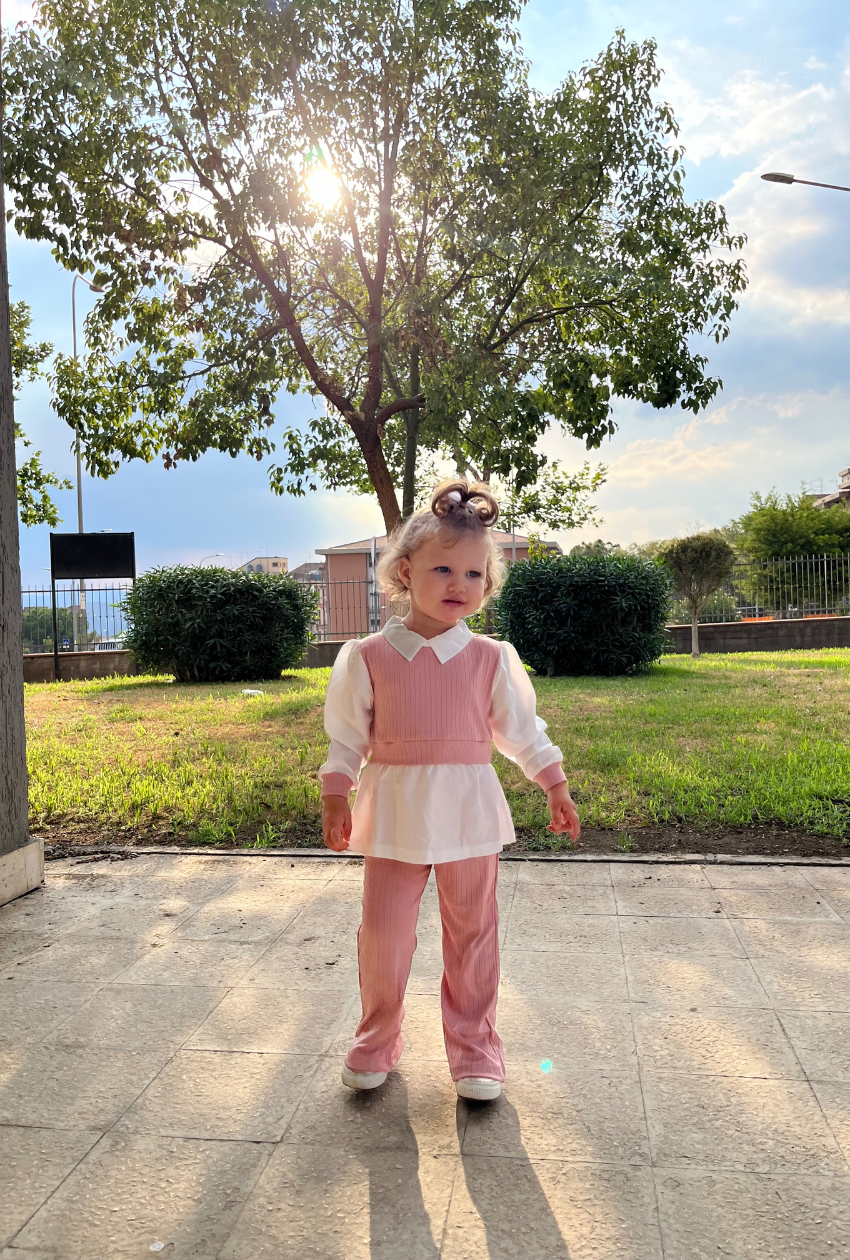 Coordinato Pink bimba