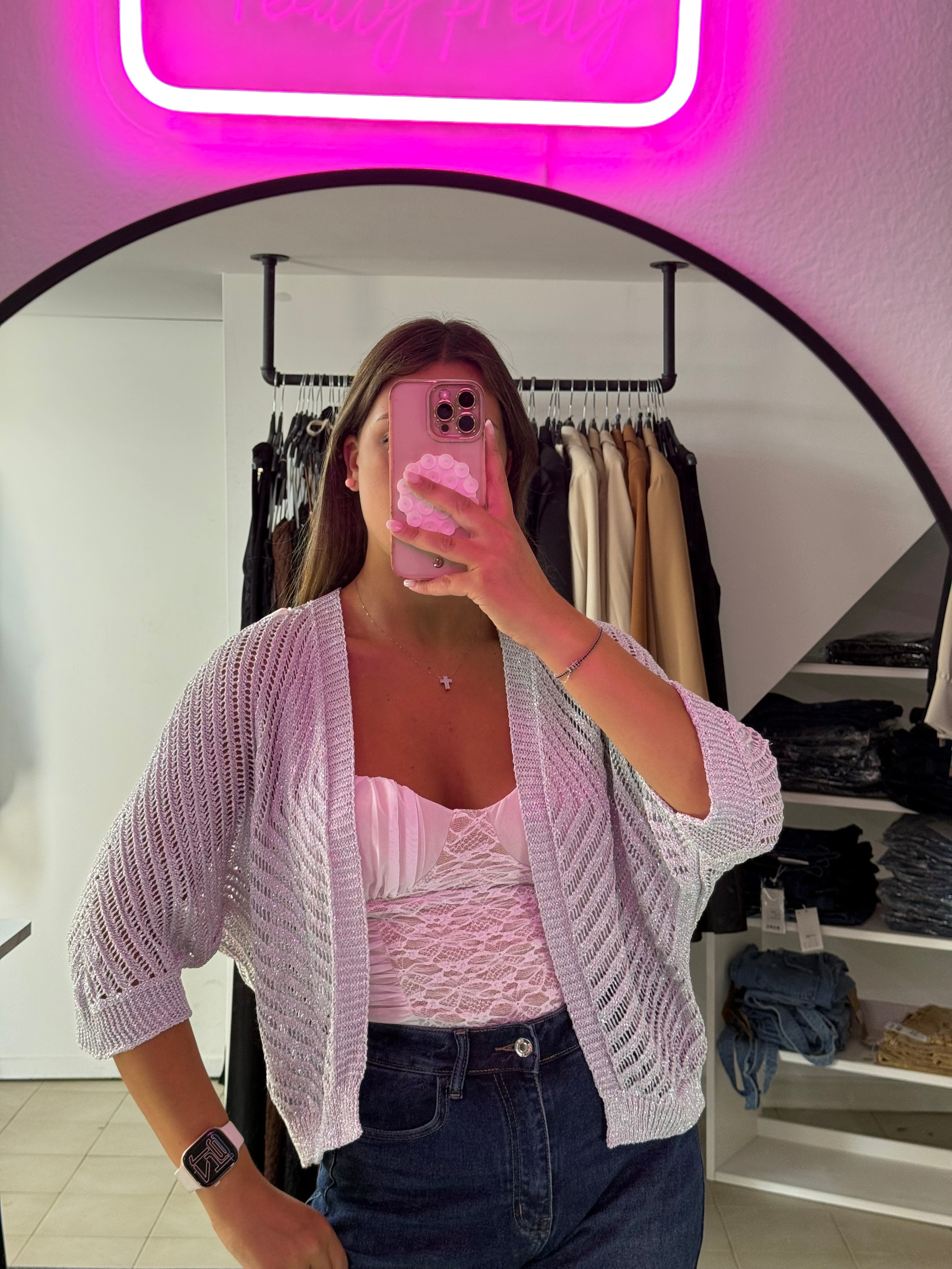 8017 Cardigan Uncinetto
