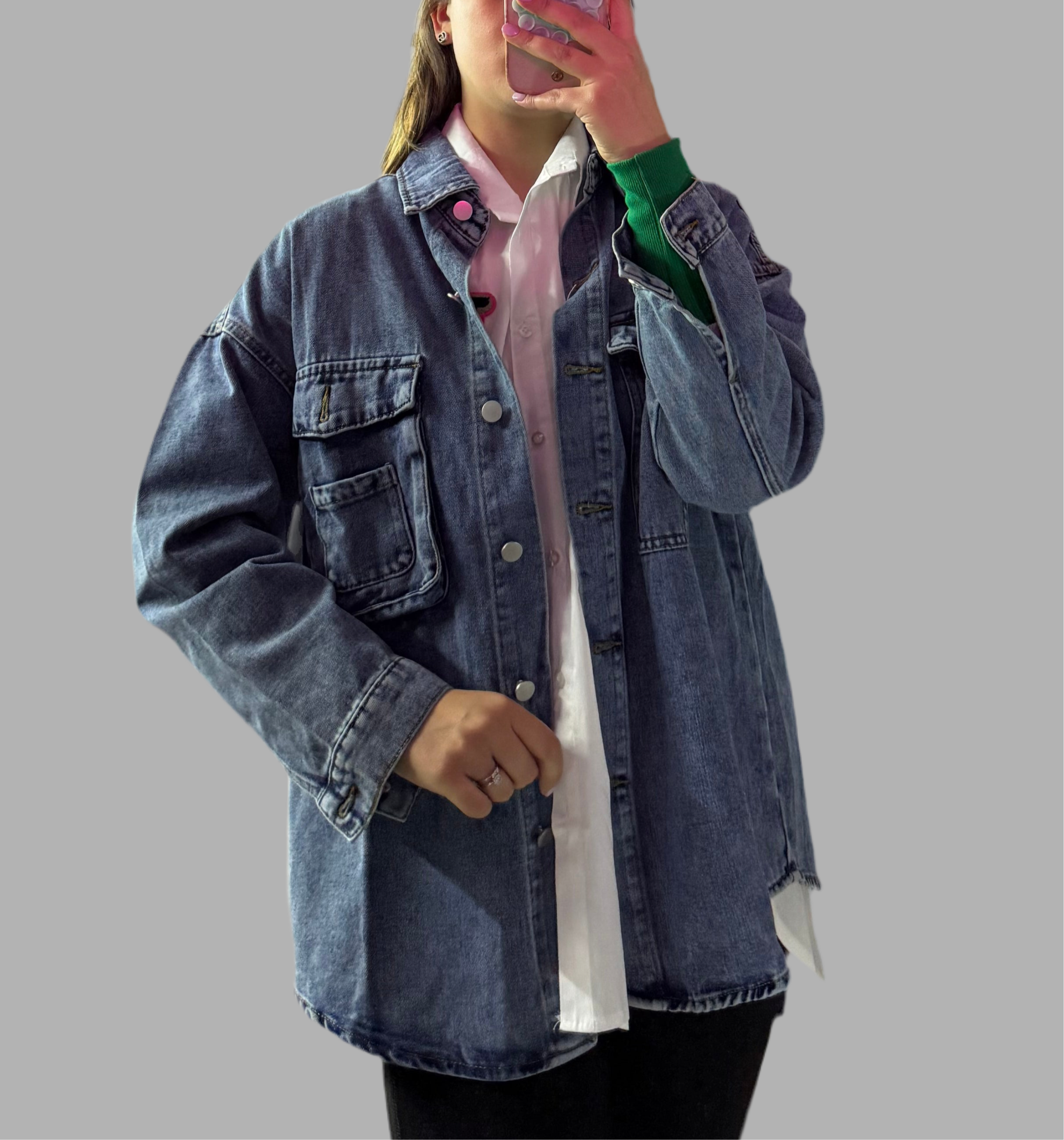 W571 Camicione over Jeans