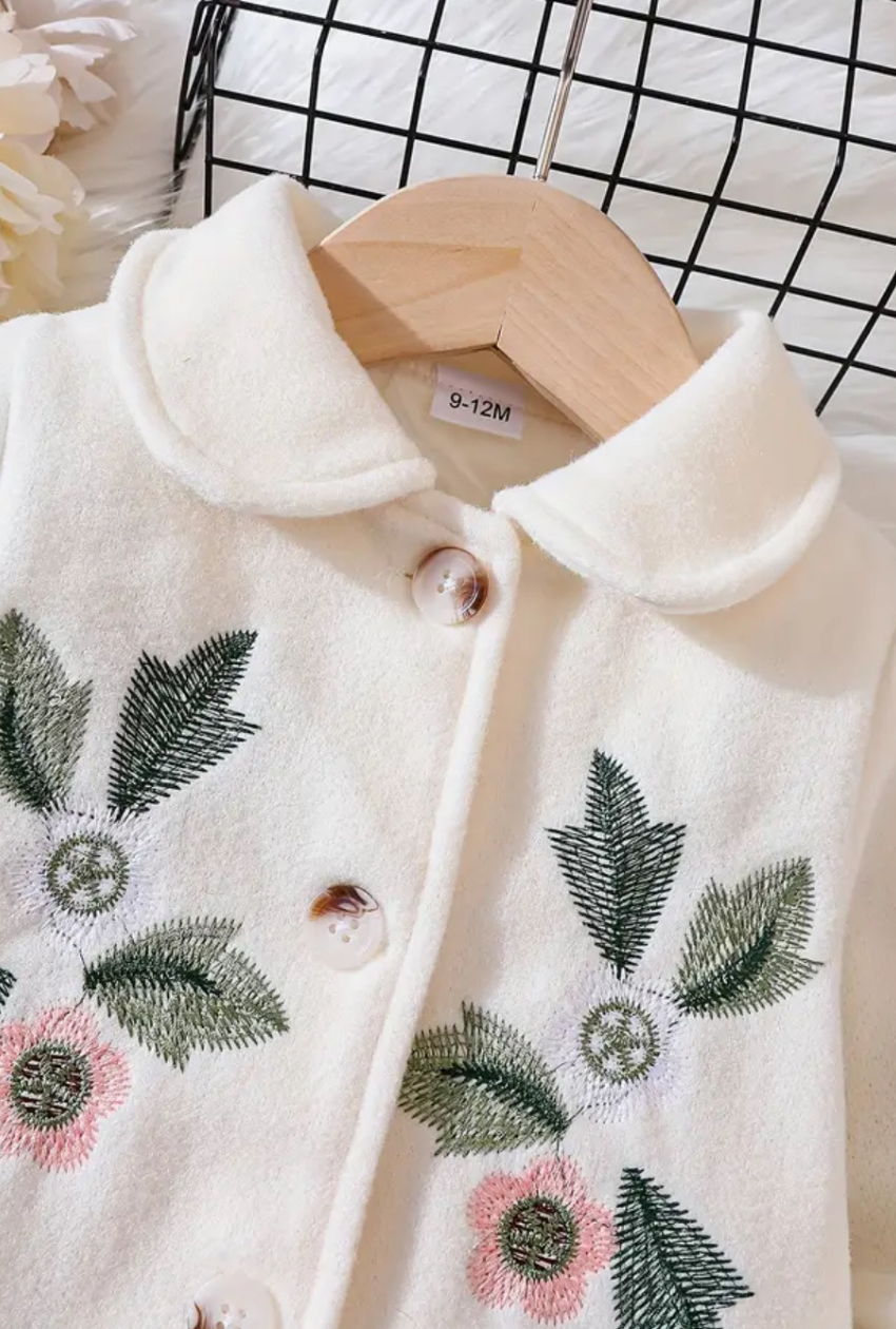 Cappotto Ricamato bimba
