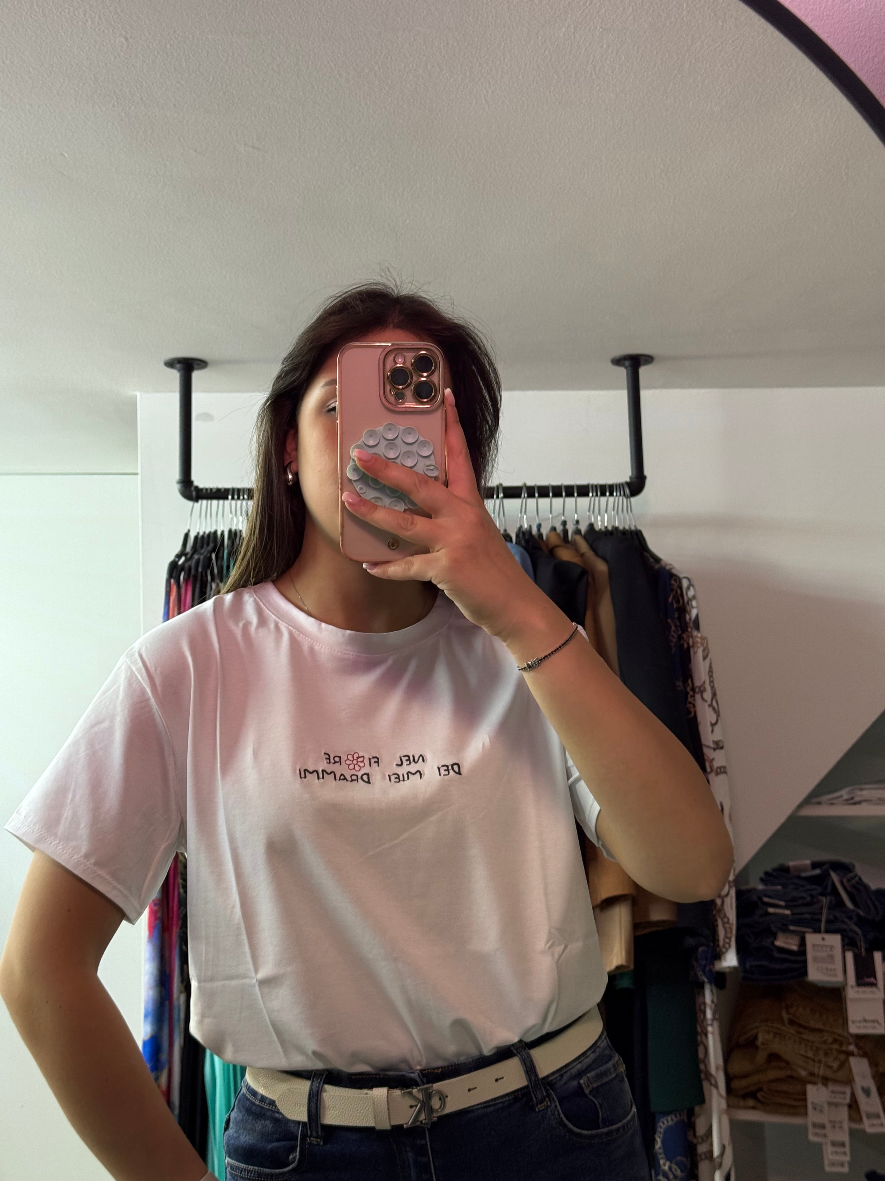 T-shirt “Nel fiore dei miei drammi”