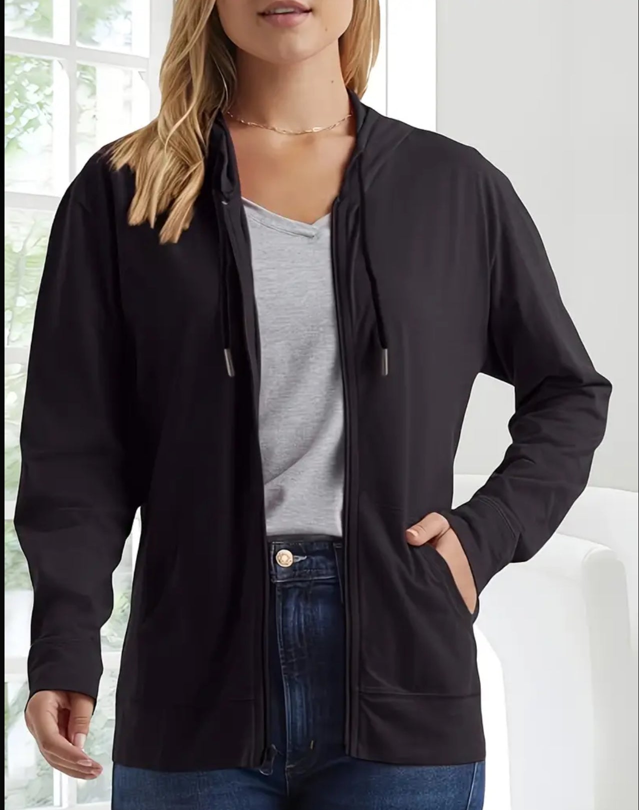 A008-2 Felpa con zip
