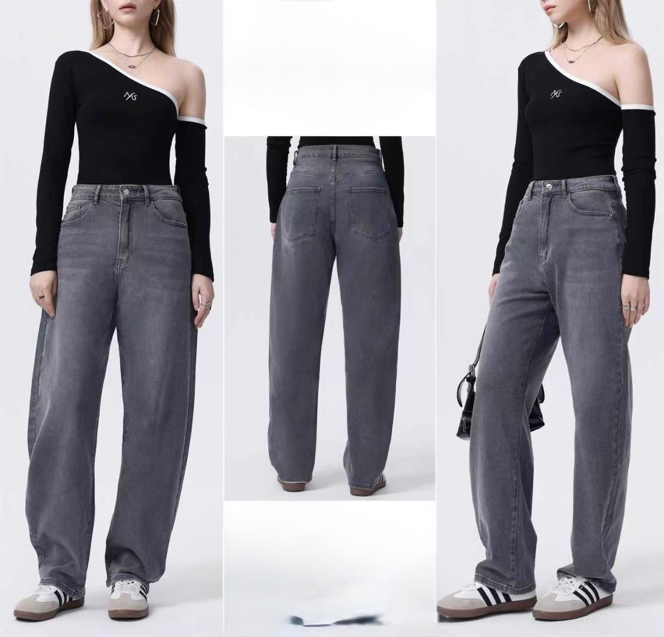 CZP8211 Jeans ballon Grey