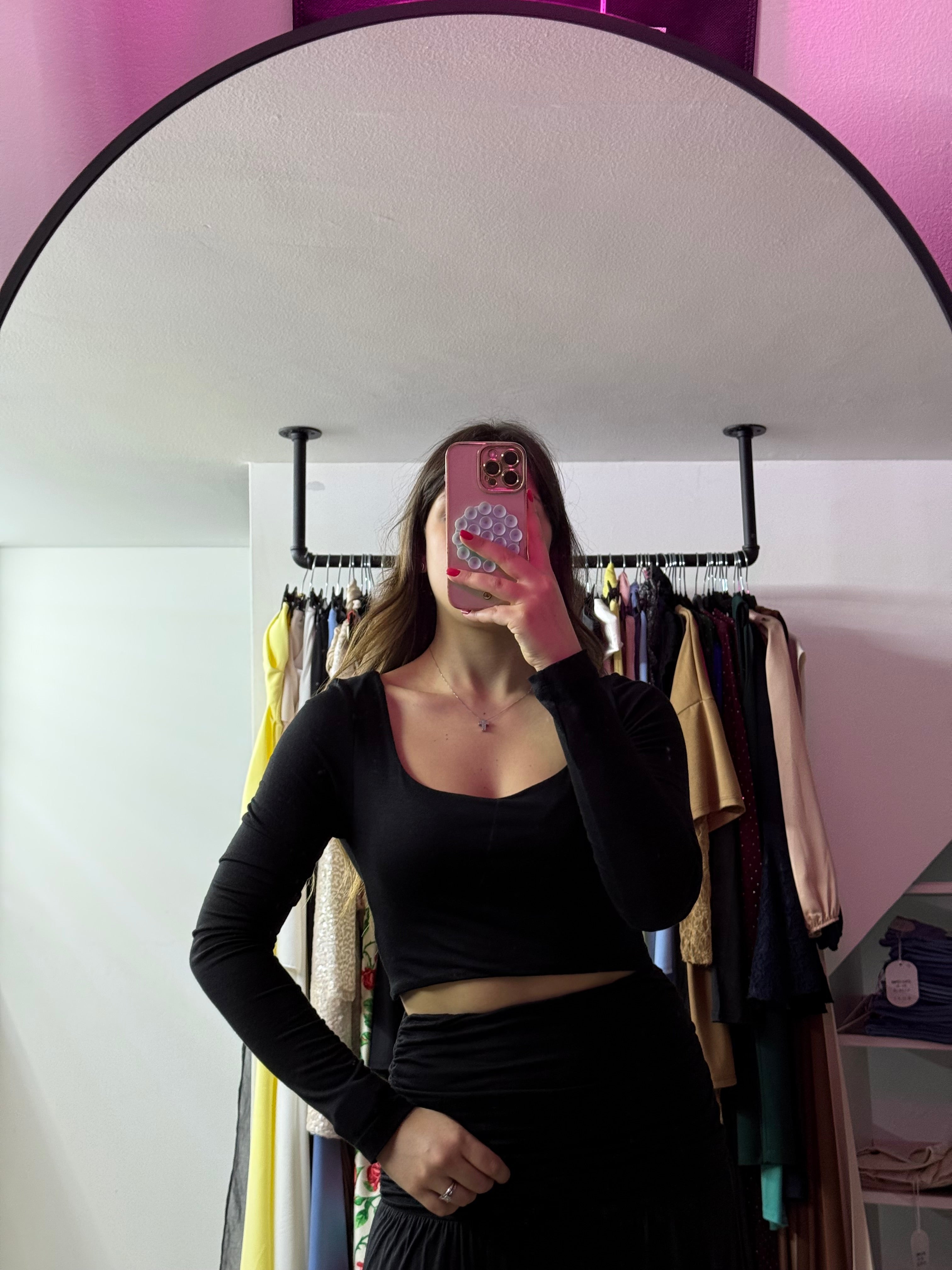 2514 Maglia crop Joker  by Lumina