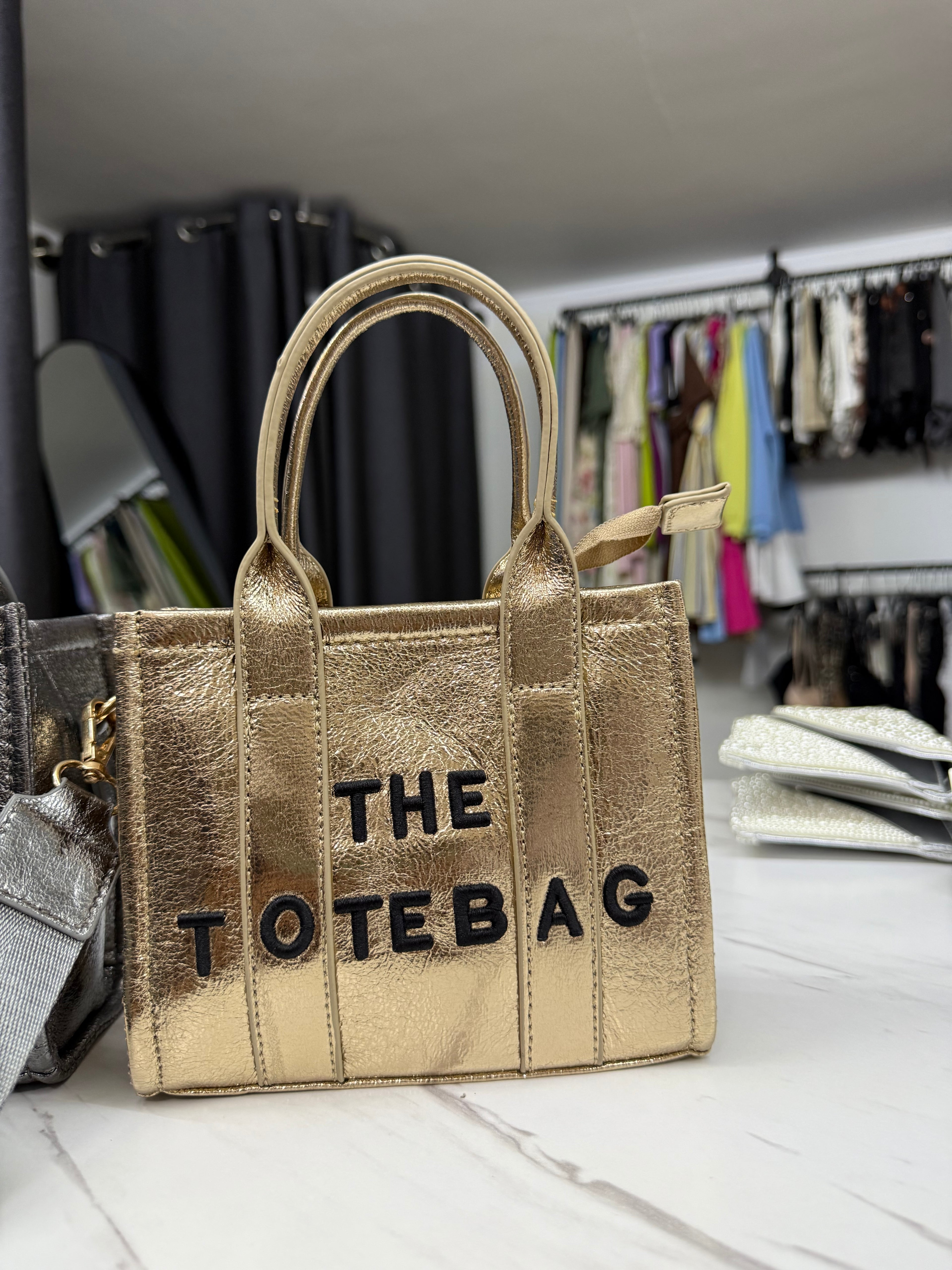 The tote bag mini Metallic