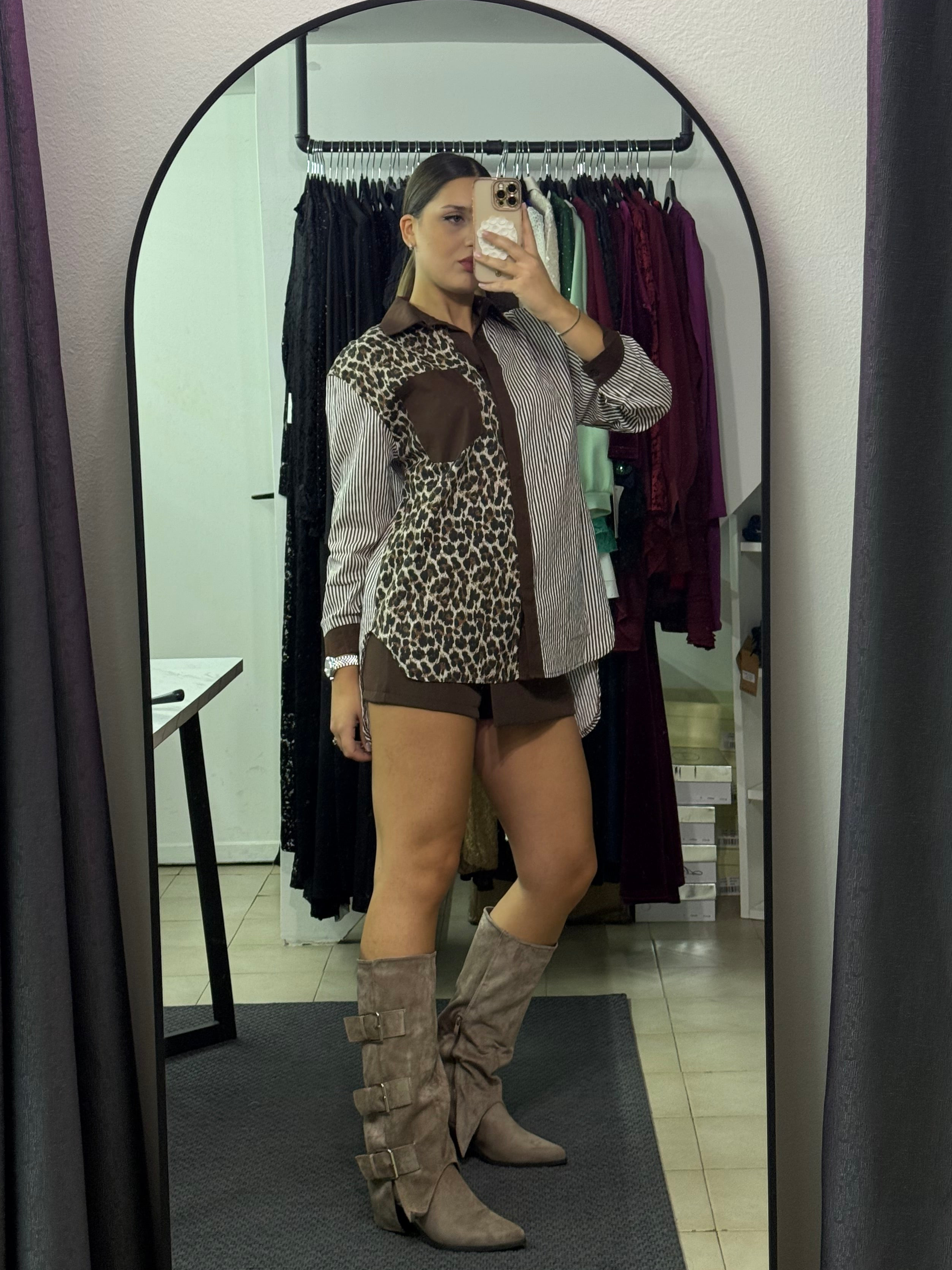 25692 Camicia Animalier