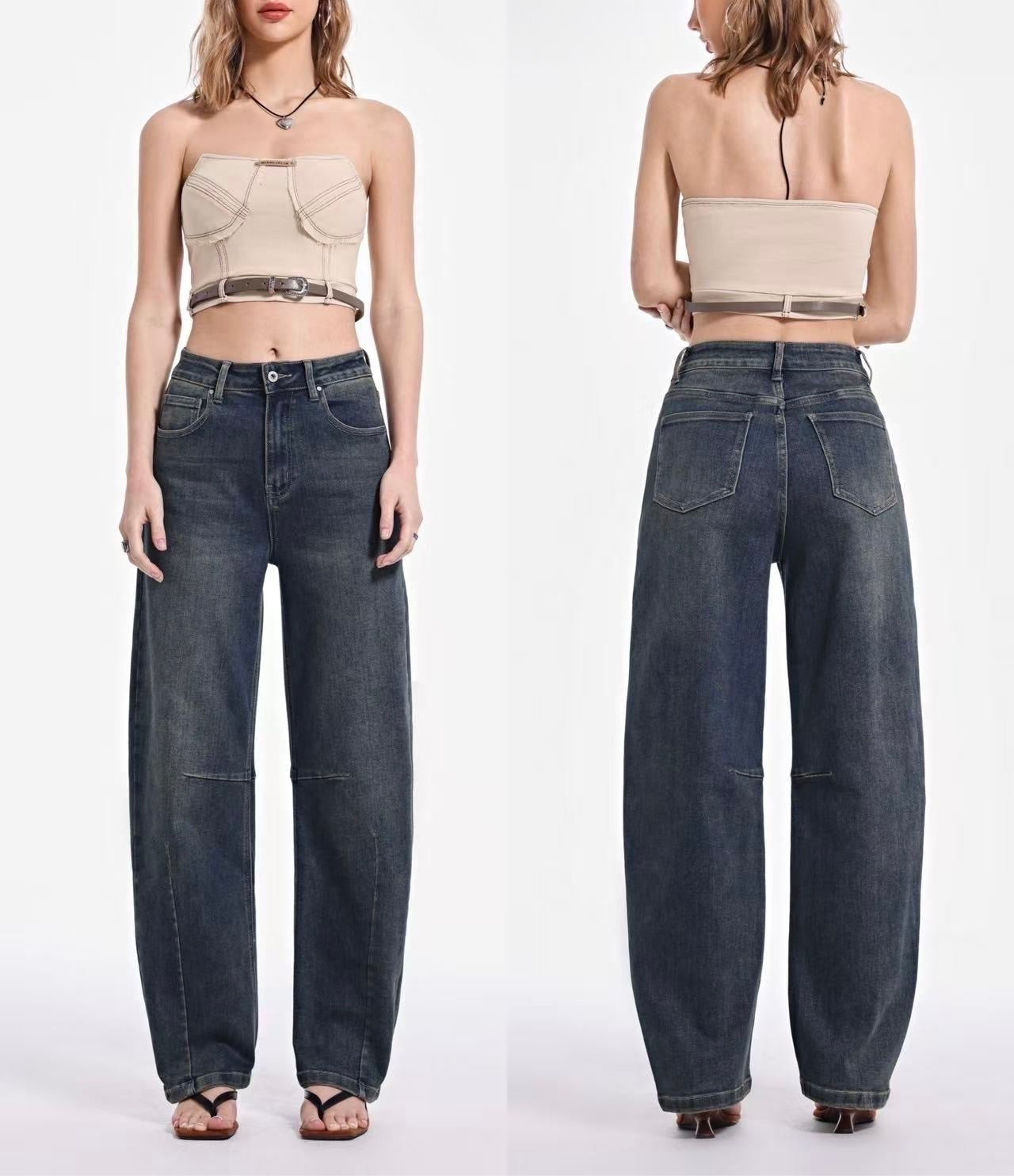 L962 Jeans ballon fit sabbiato