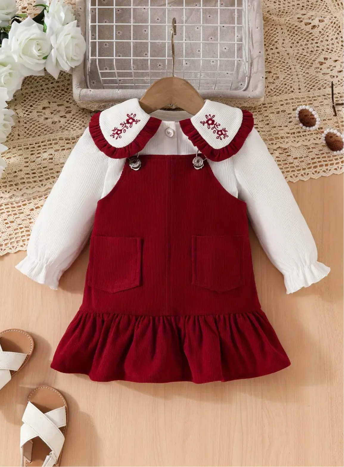Salopette  Bordeaux bimba