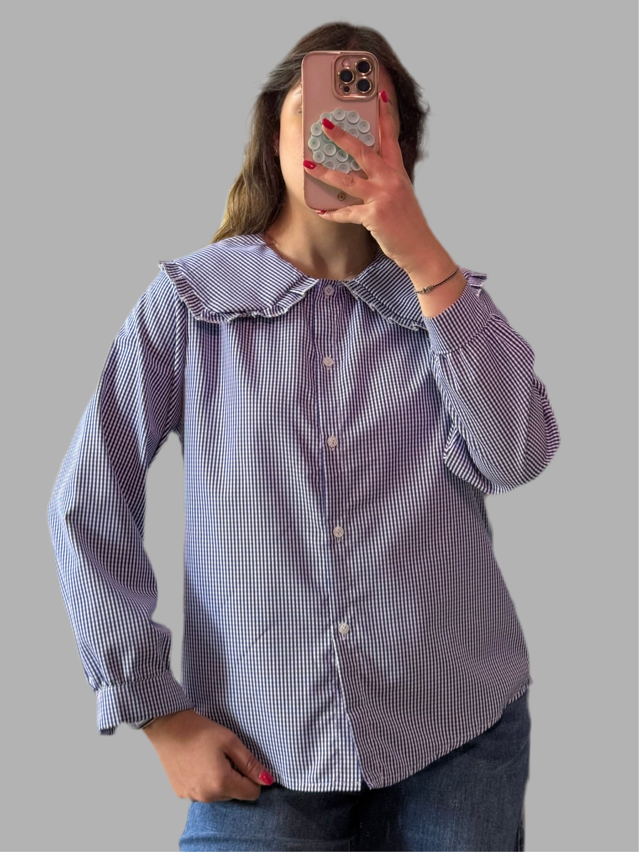 8904 Camicia Brigida con pochette