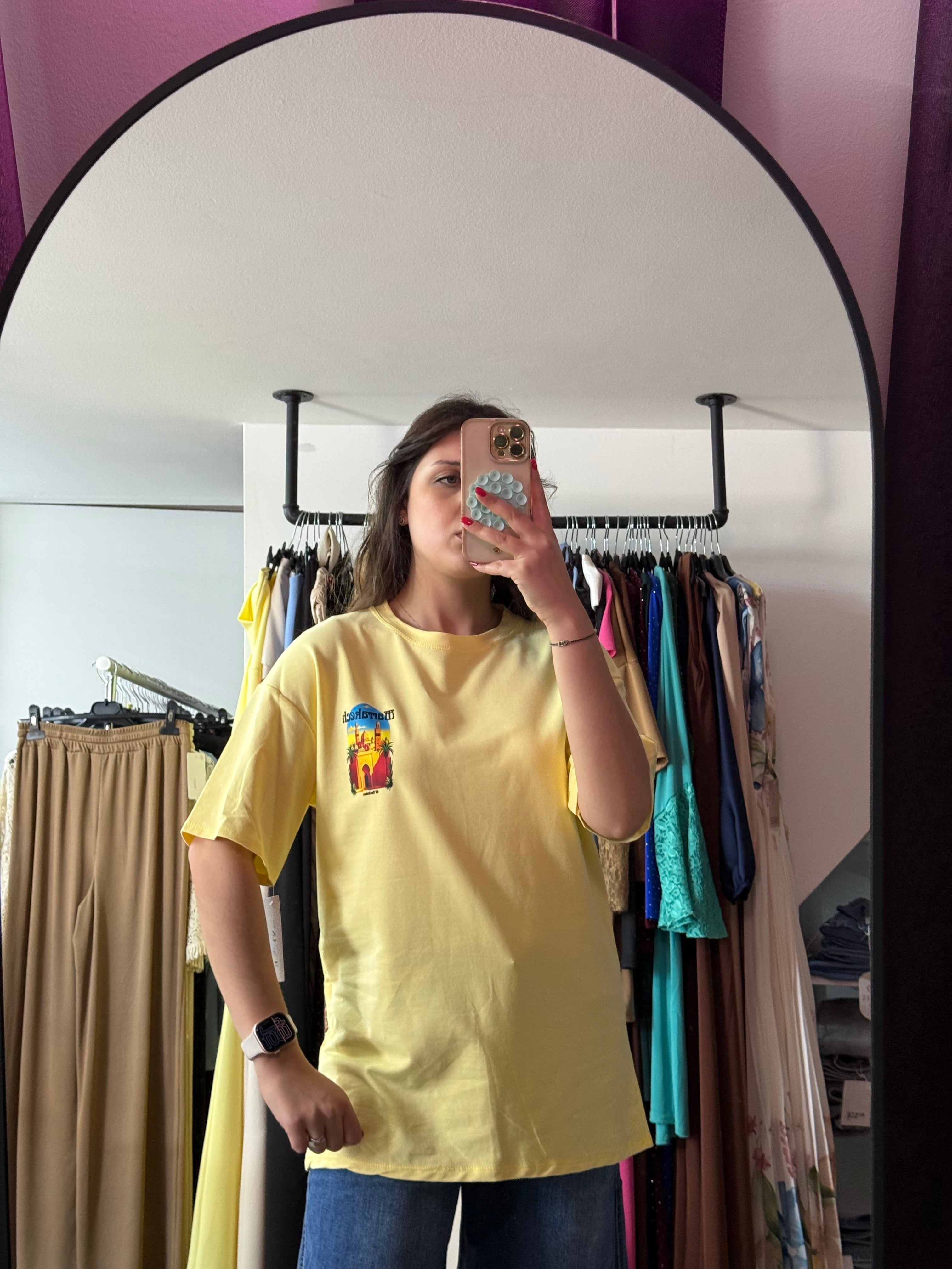 41466 T-shirt over Casablanca