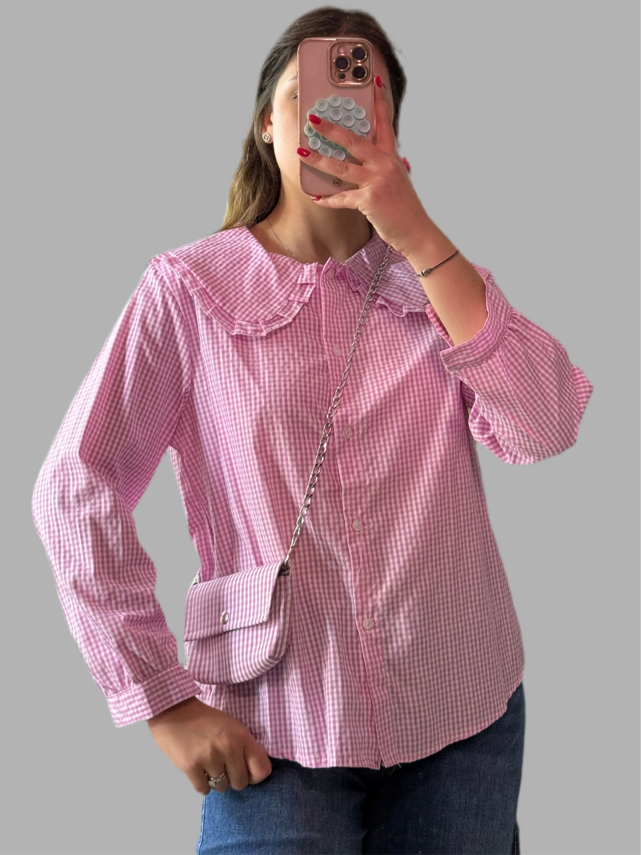 8904 Camicia Brigida con pochette