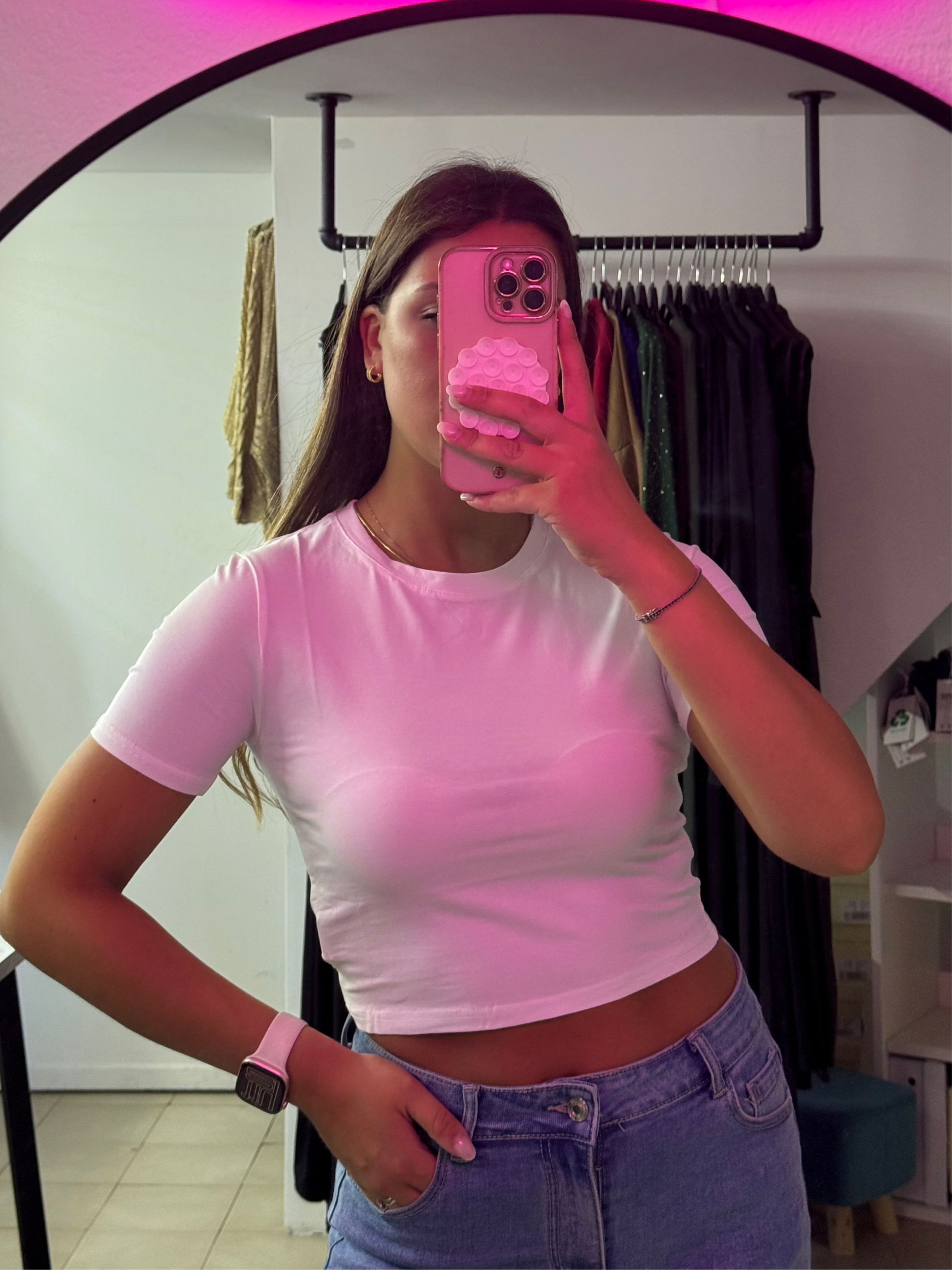 SJD93151 T-shirt crop basic