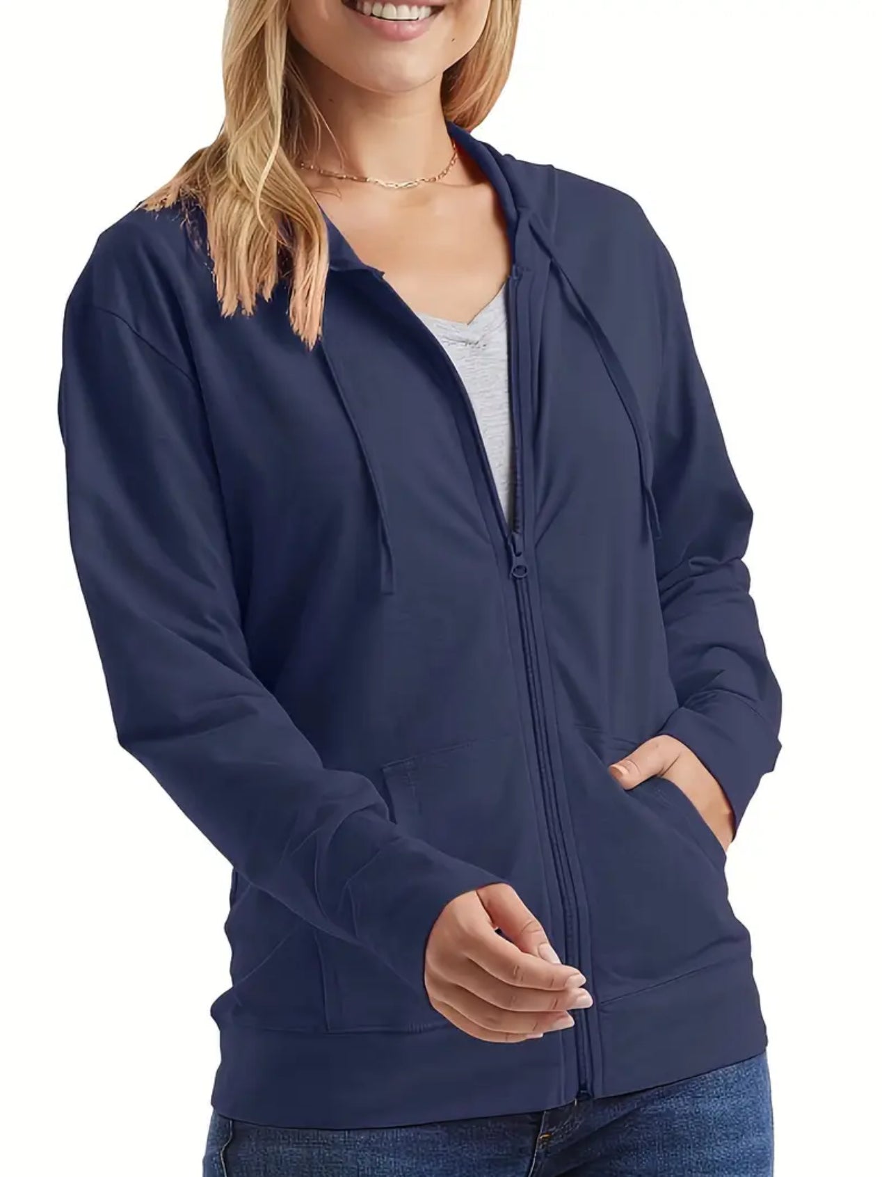 A008-2 Felpa con zip