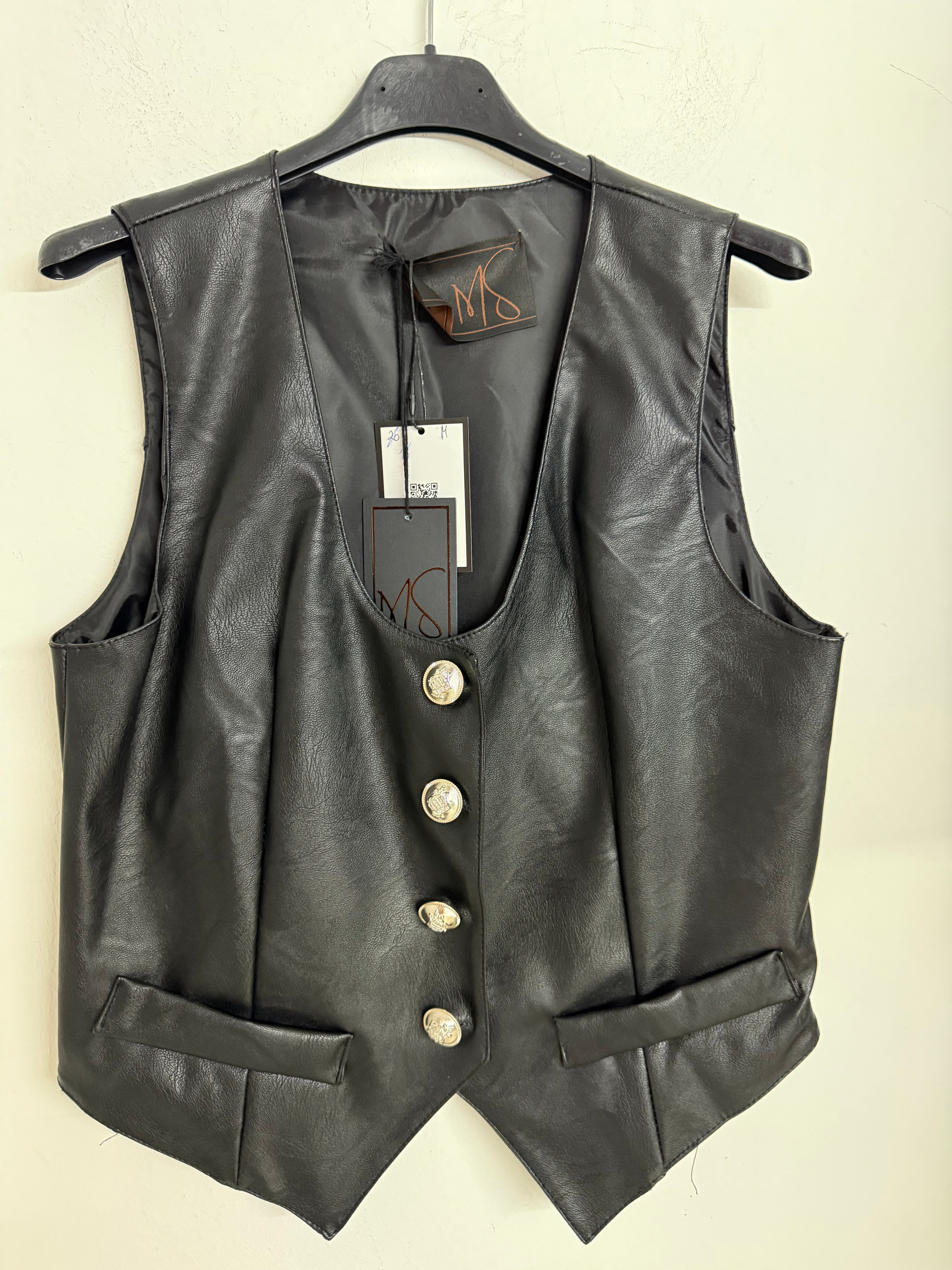 AF084 Gilet ecopelle