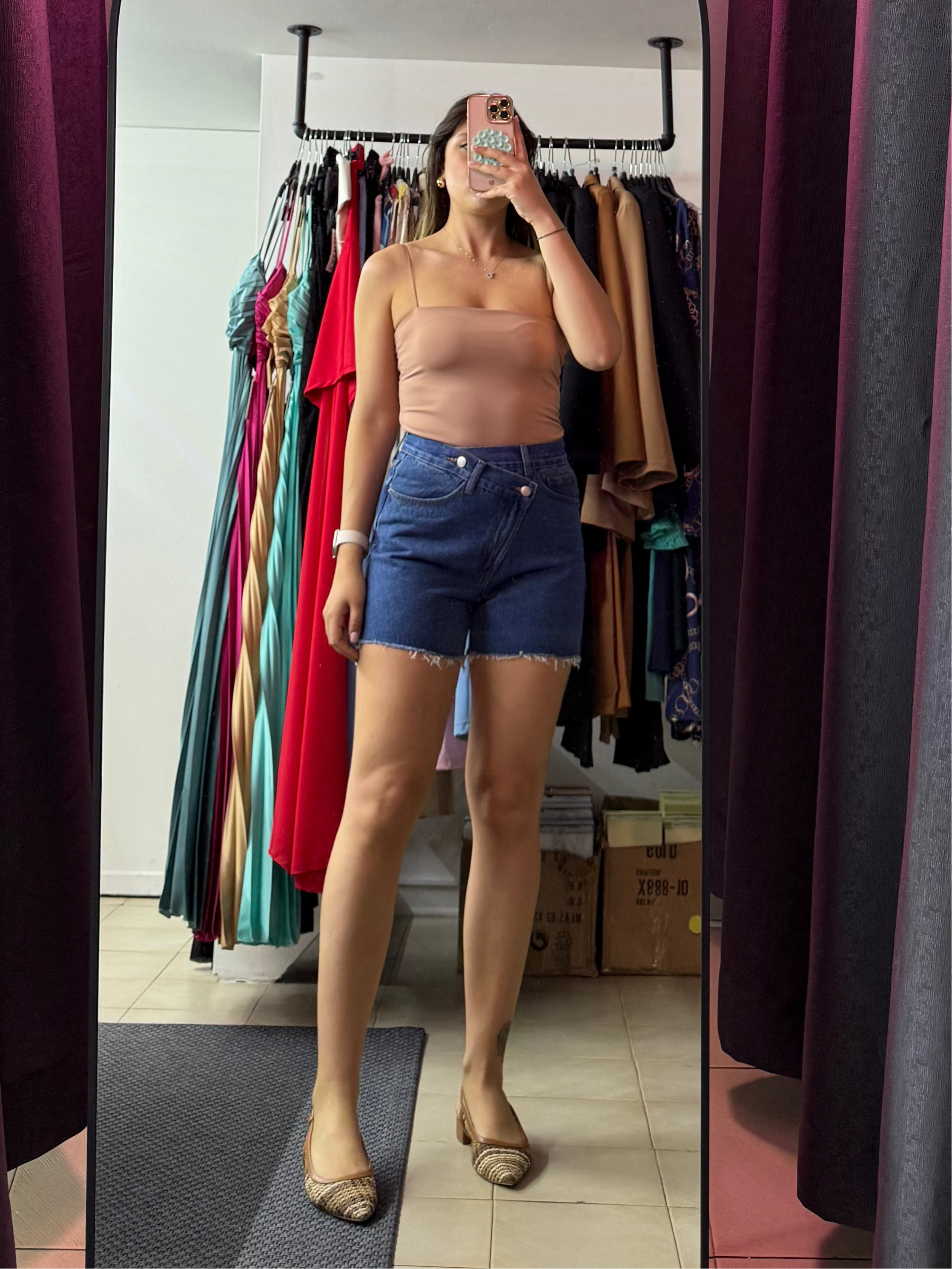 ITA6272 Pantaloncino asimmetrico