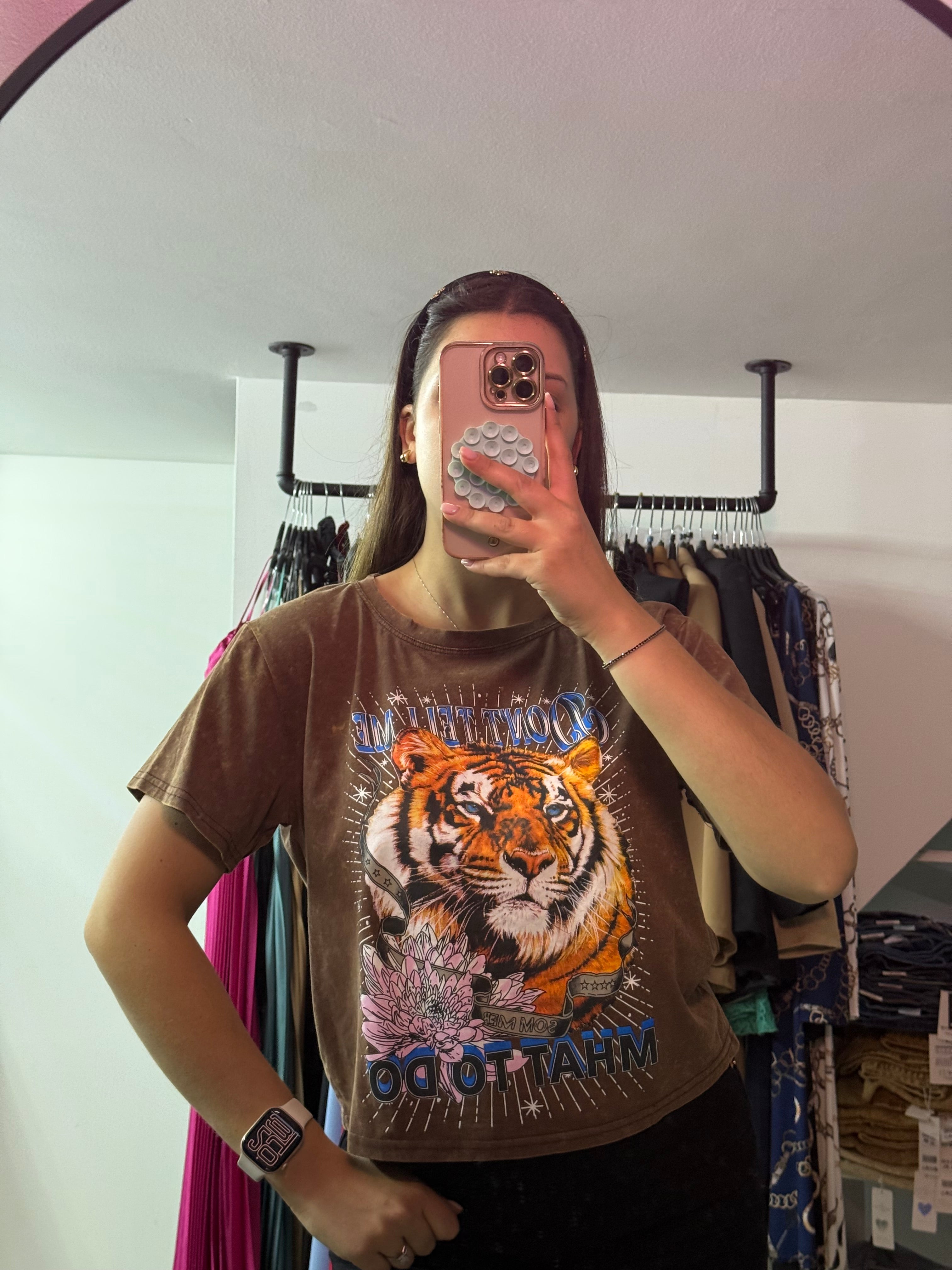 XYG802 T-shirt Brown