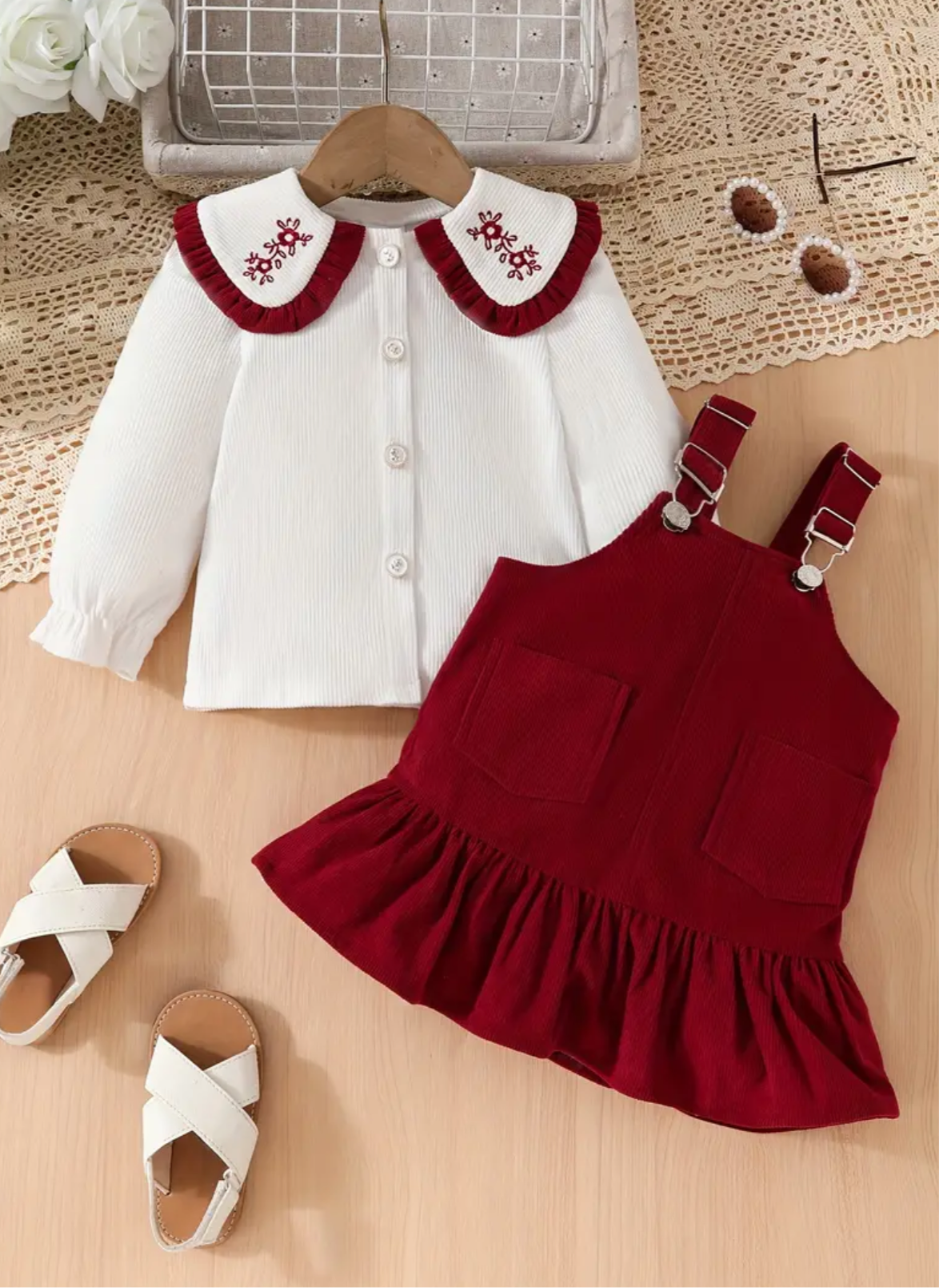 Salopette  Bordeaux bimba