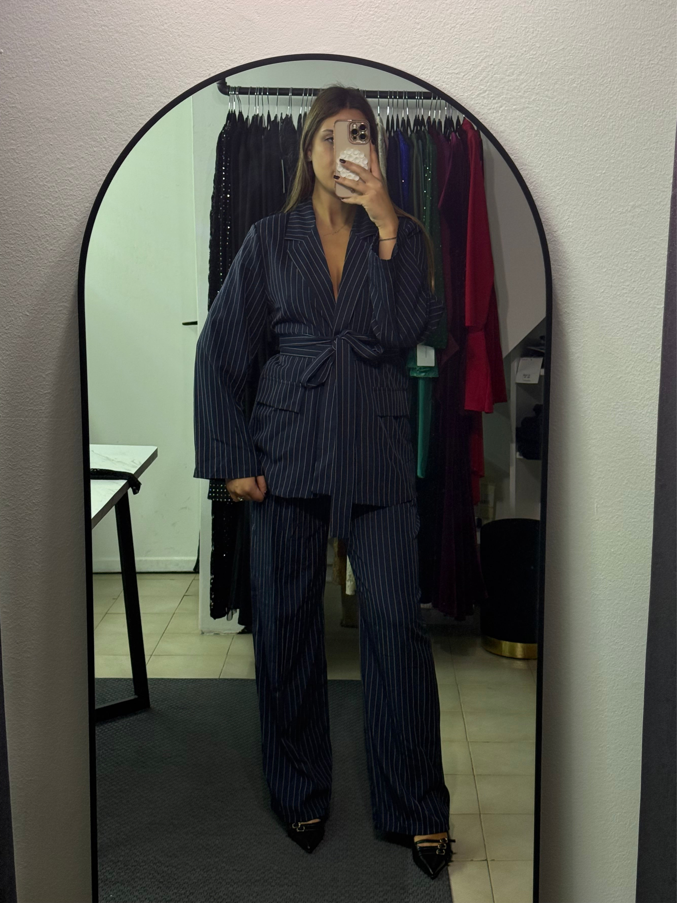 35028 Tailleur Gessato Eva