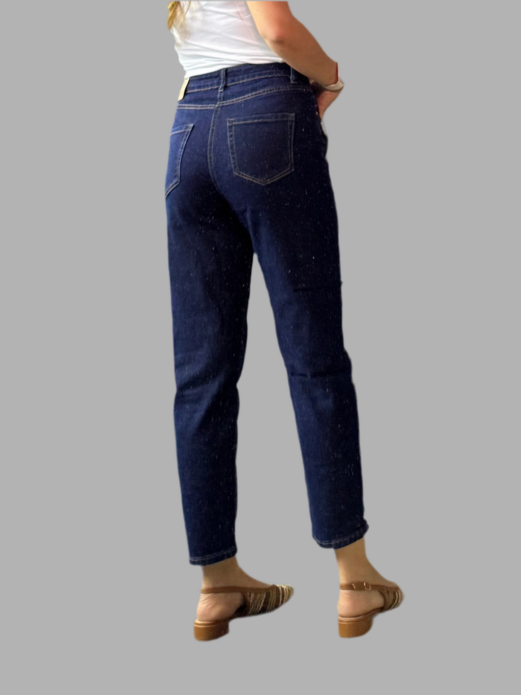 MI24147 Jeans dritto scuro