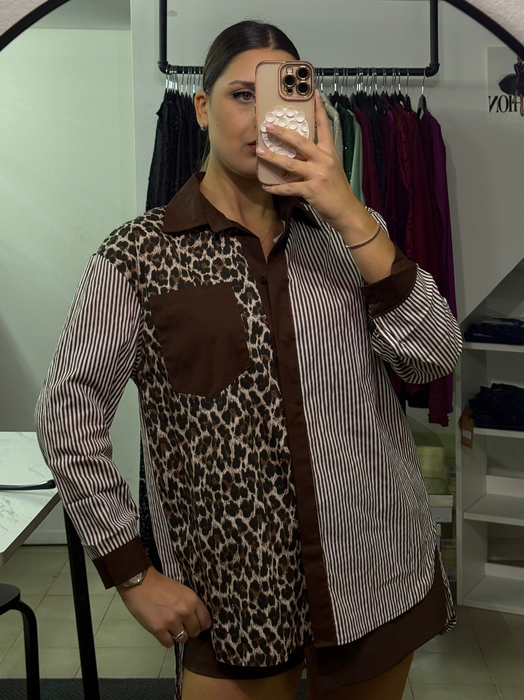 25692 Camicia Animalier