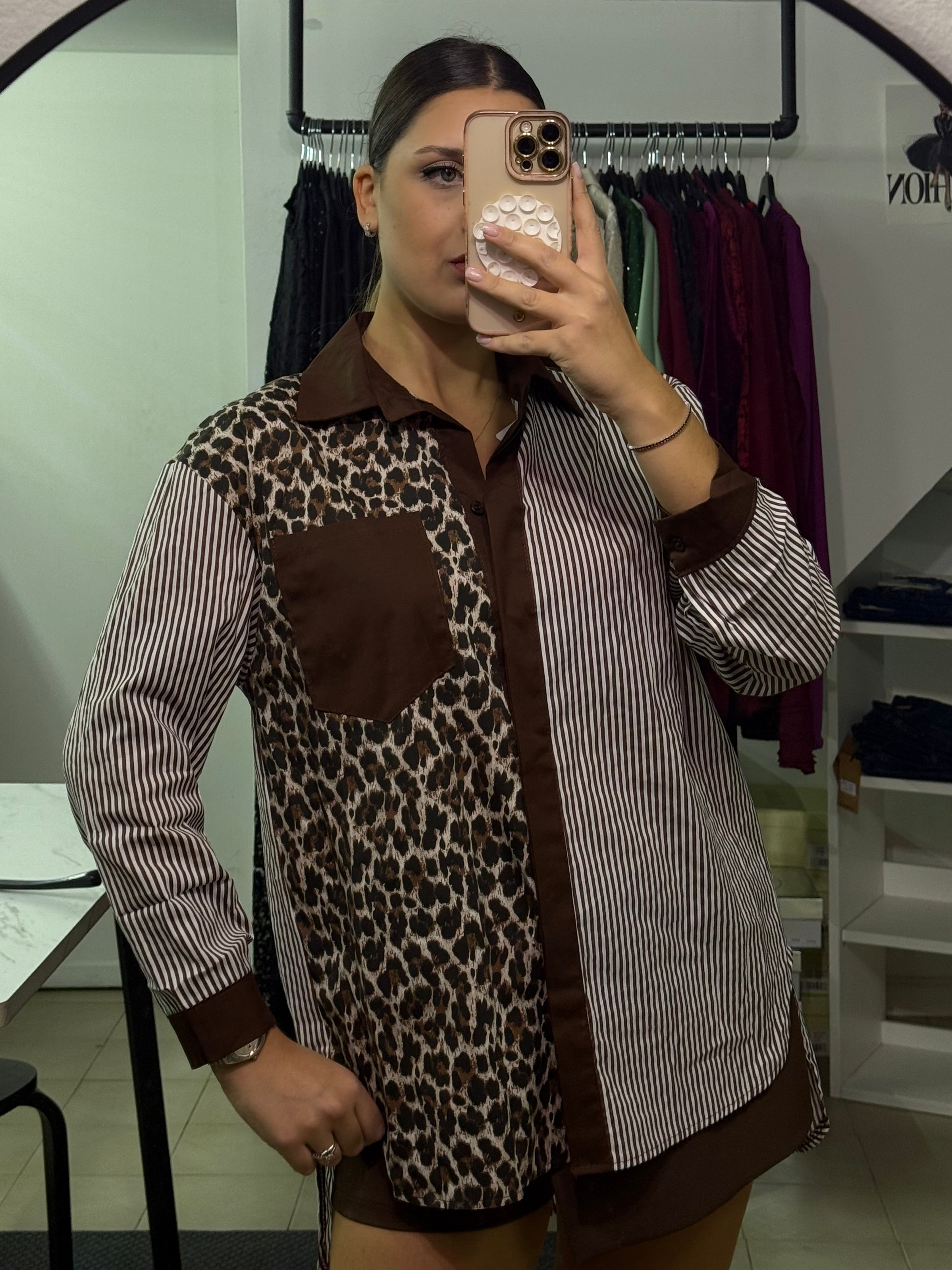 25692 Camicia Animalier