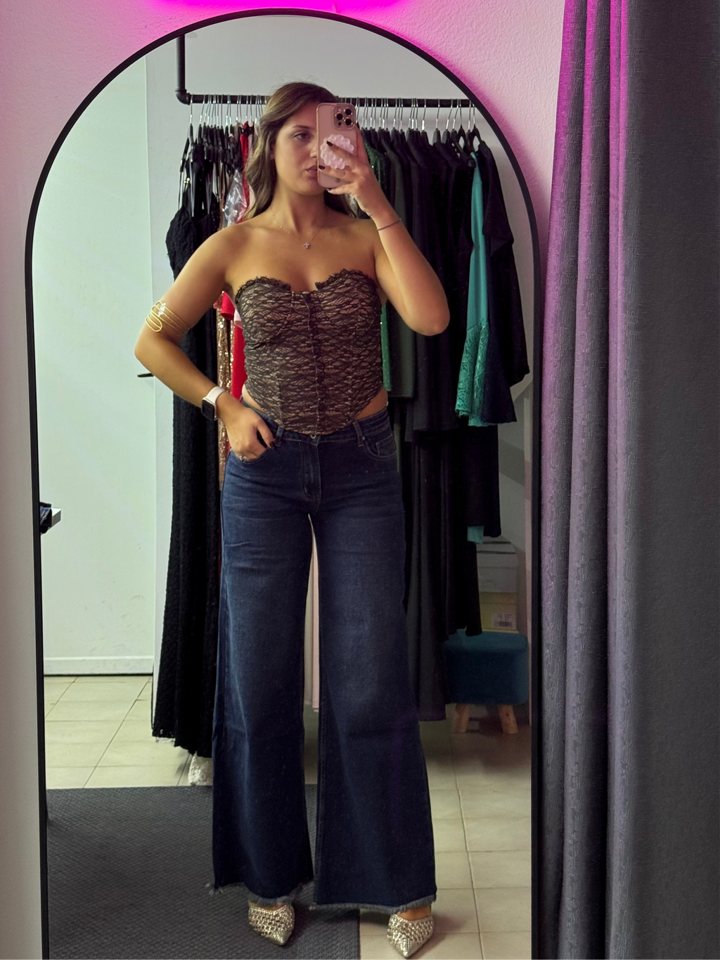 L1005 Jeans Farfalla