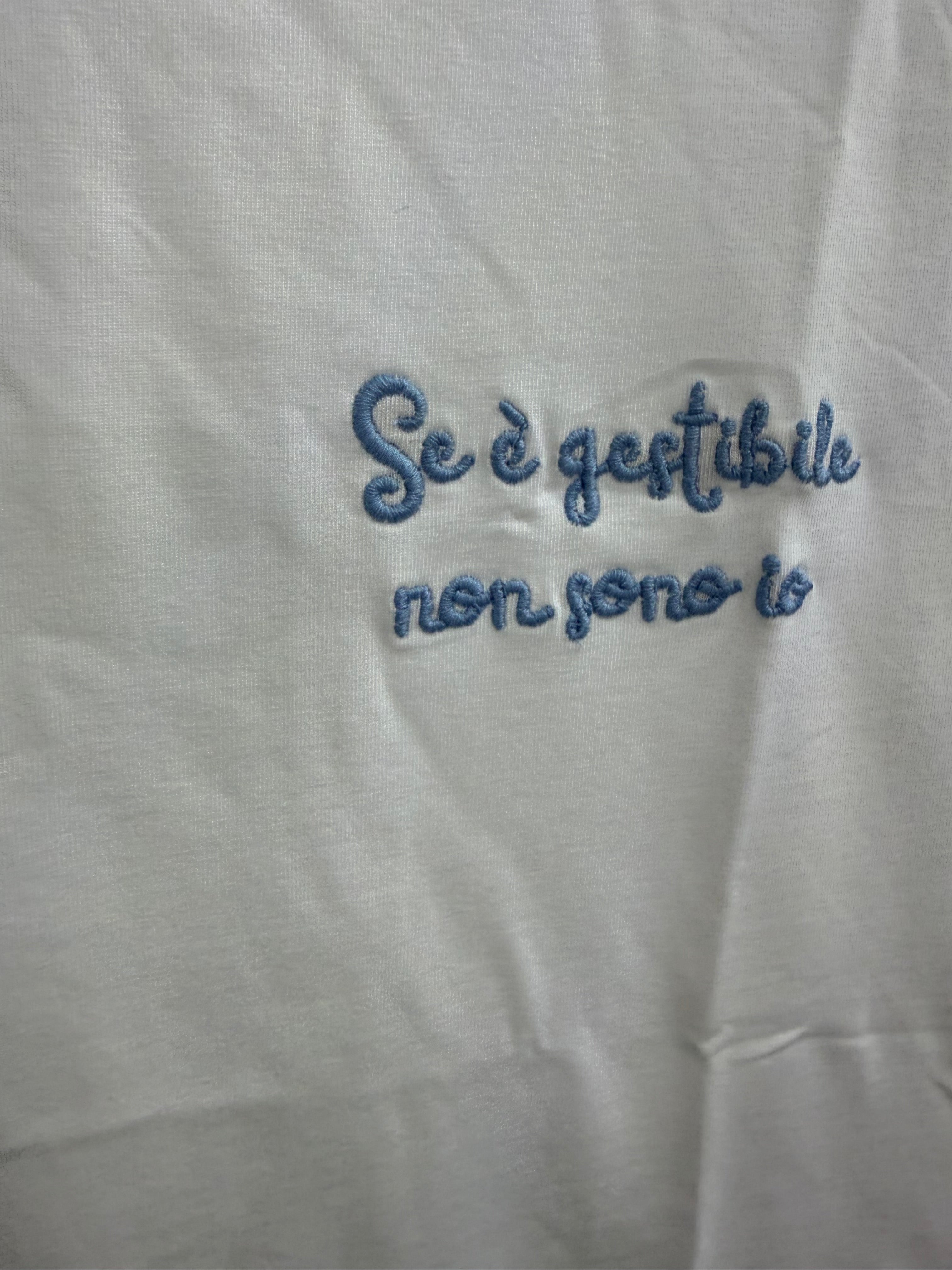 T-shirt “se é gestibile non sono io”