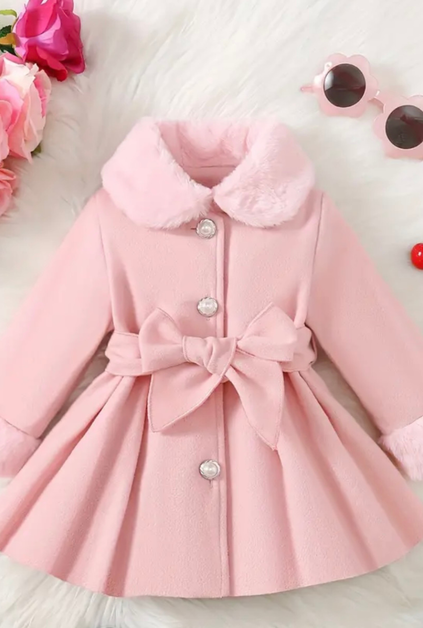 Cappotto Pink bimba