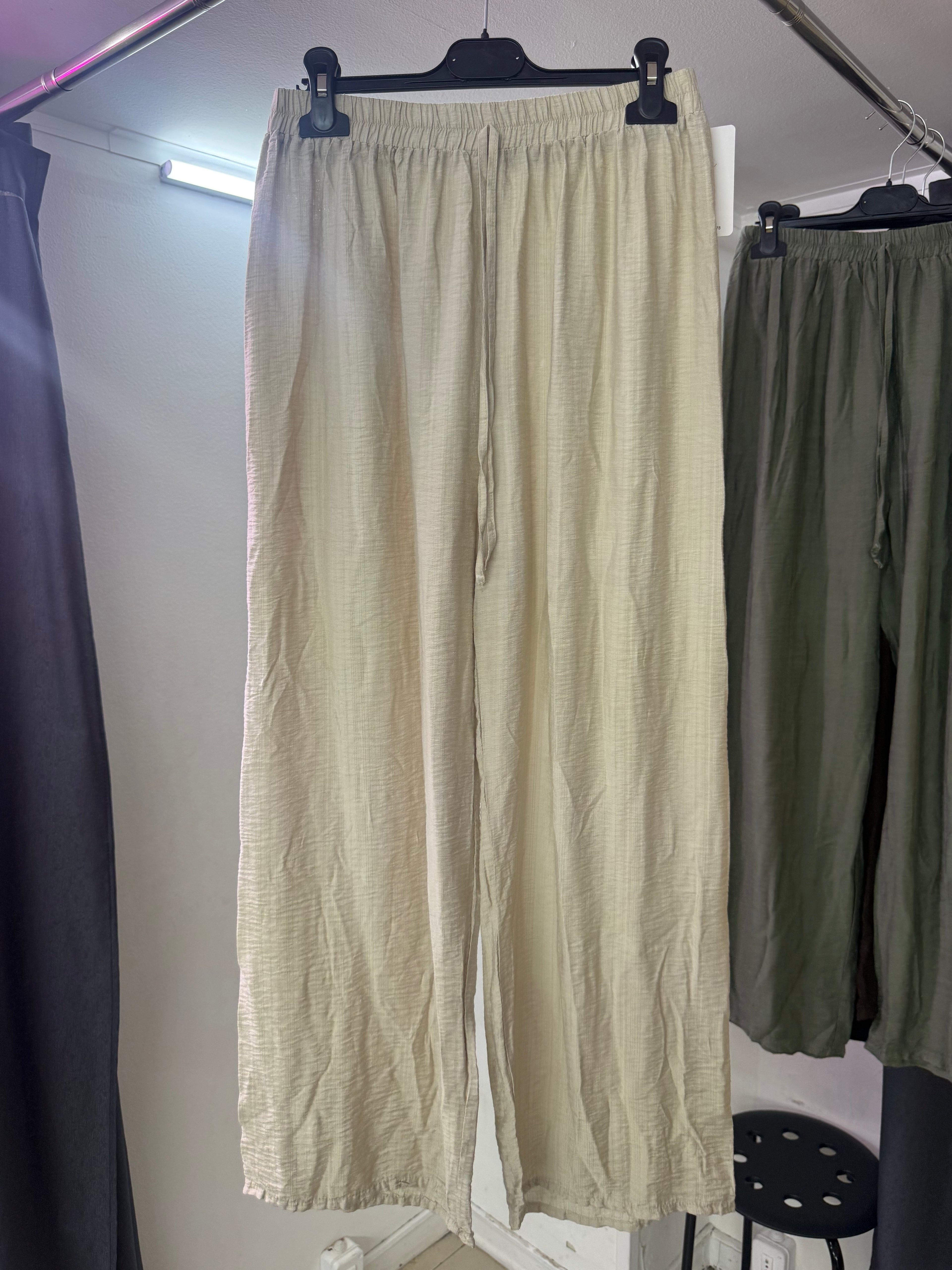 2501 Pantalone misto lino