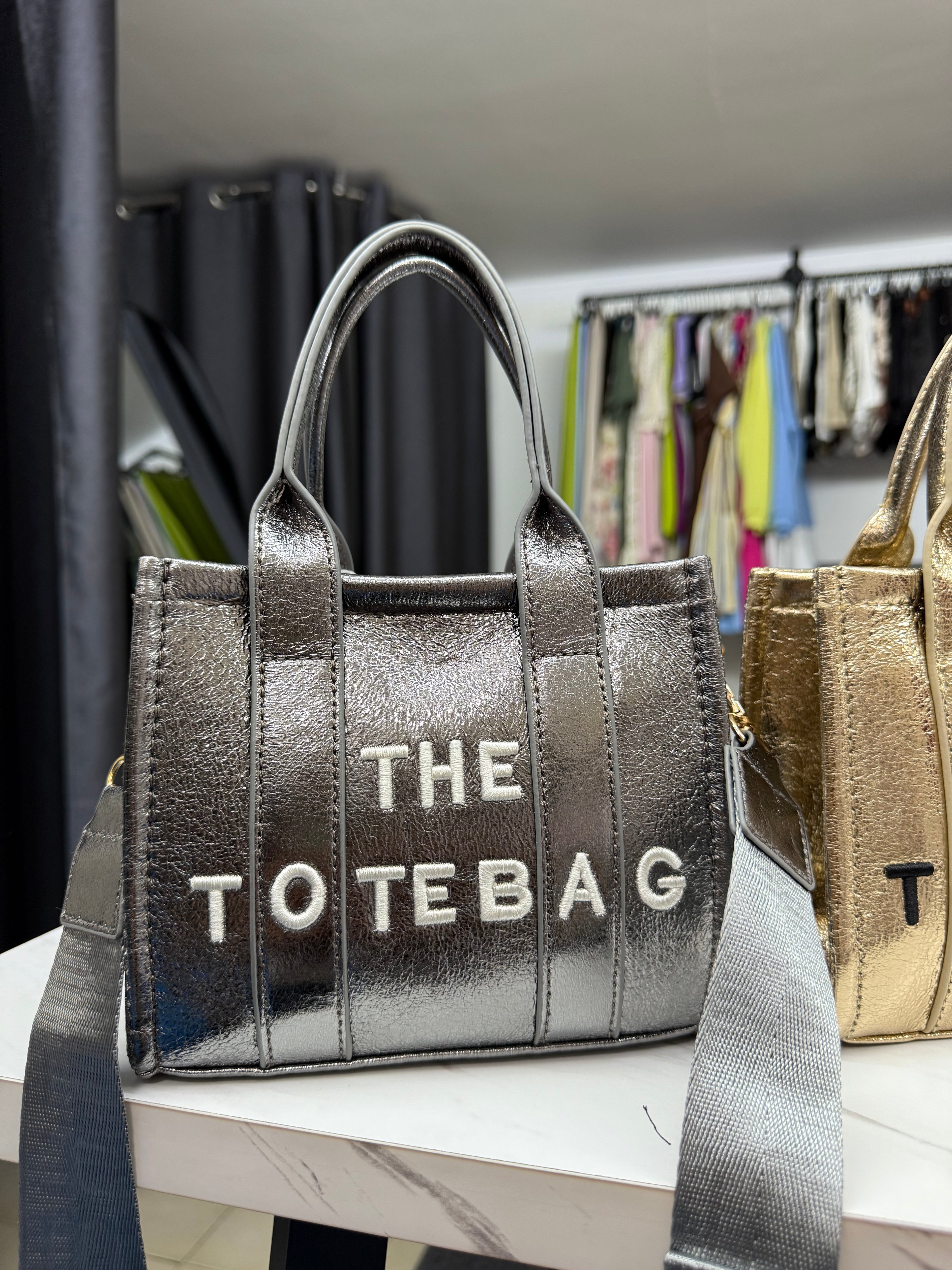 The tote bag mini Metallic