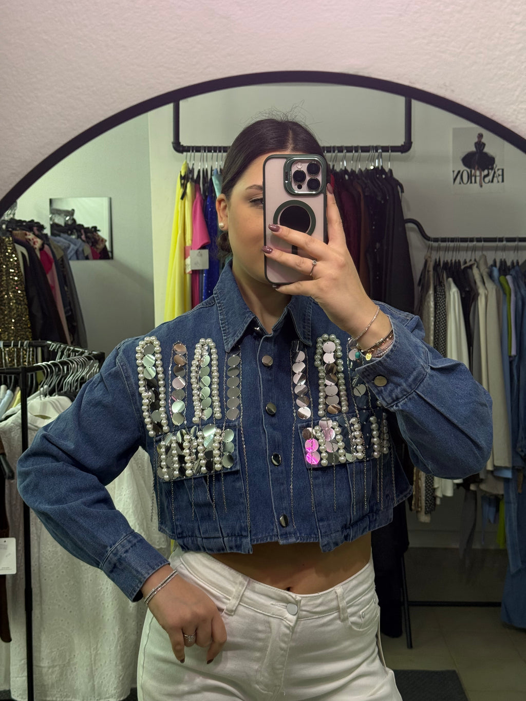 Giubbino/Camicia crop Sky  TR0636