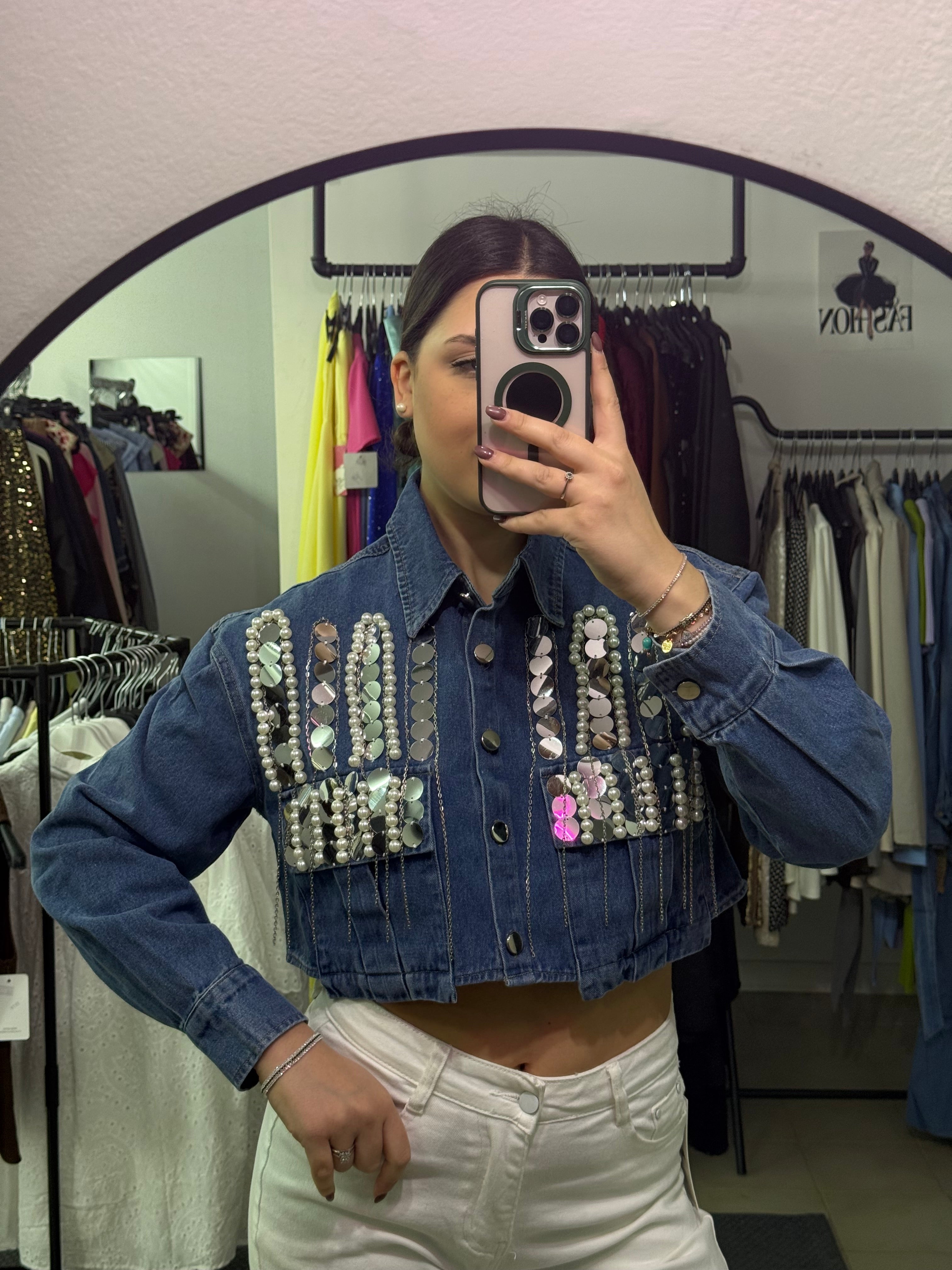 Giubbino/Camicia crop Sky  TR0636
