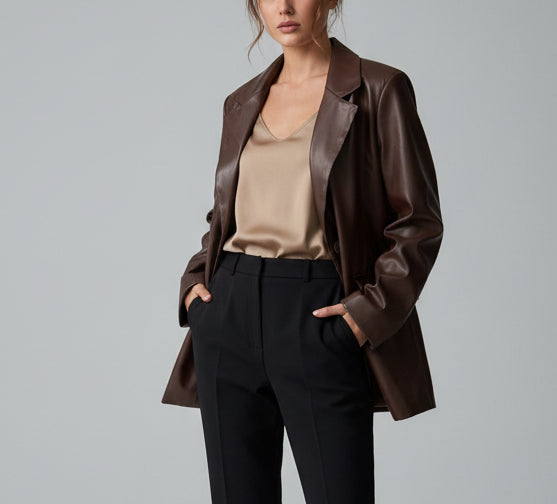 85676 Blazer Over ecopelle