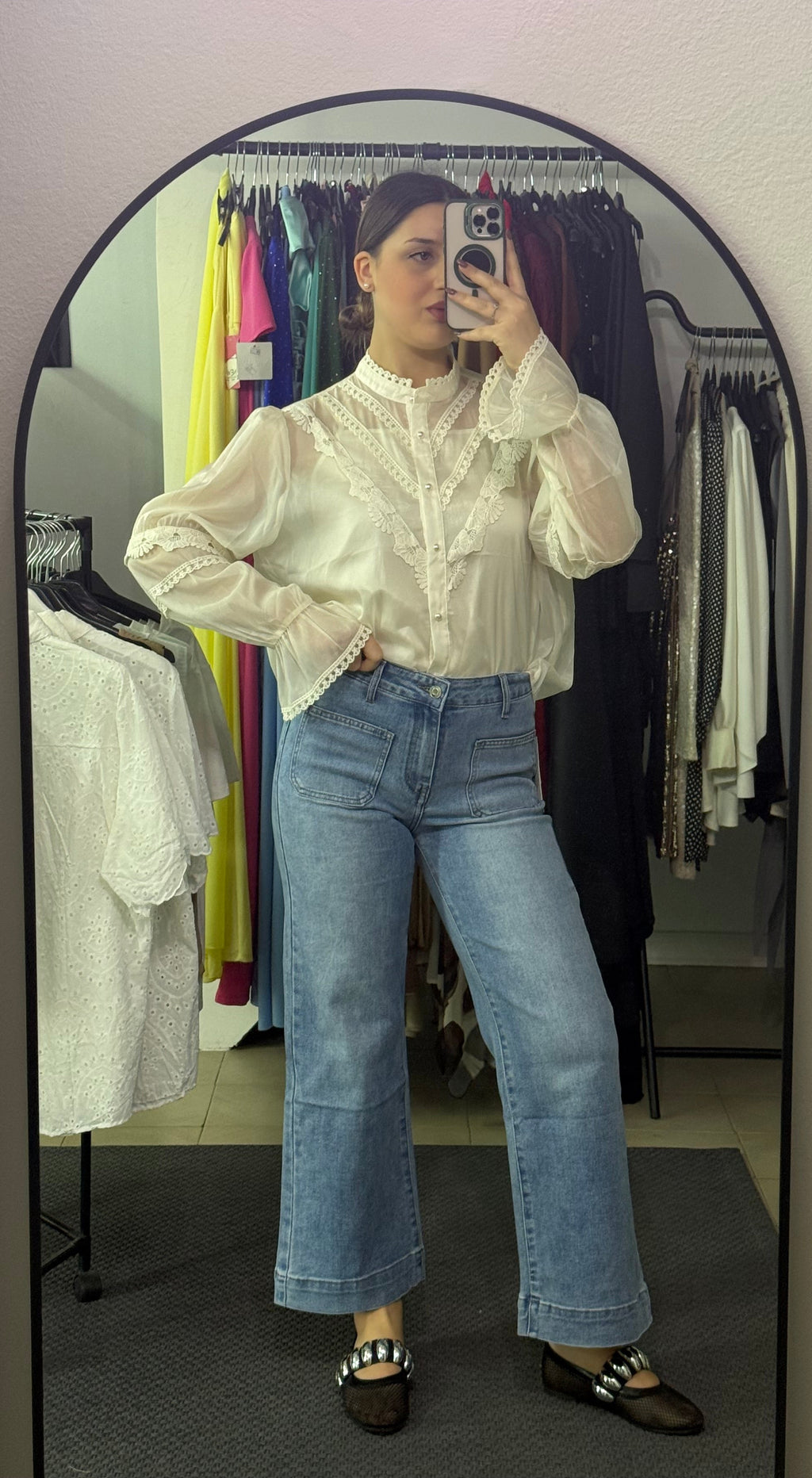 Jeans wide leg Diana  CZP8320