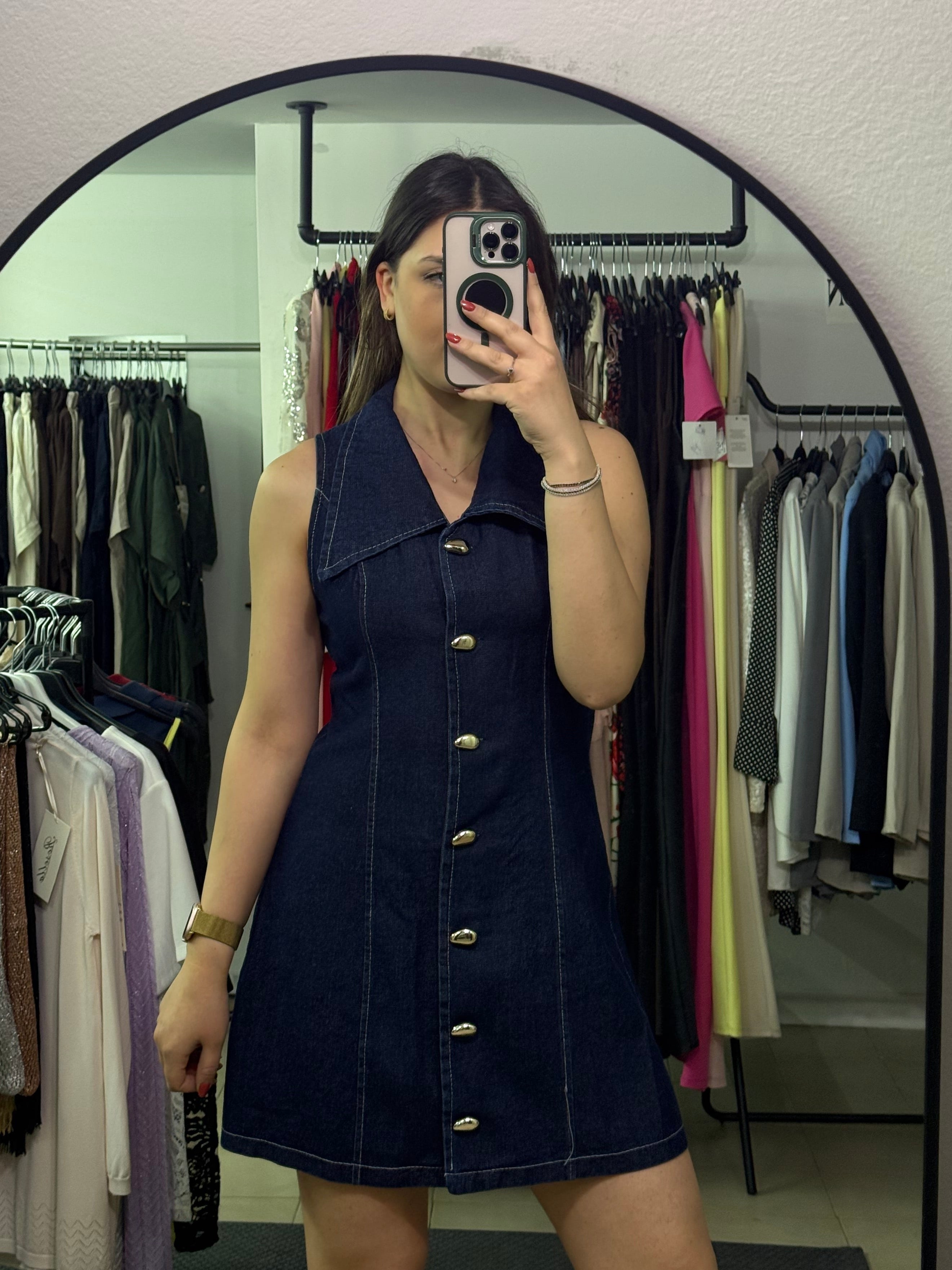 MY59072 Vestito jeans Zara