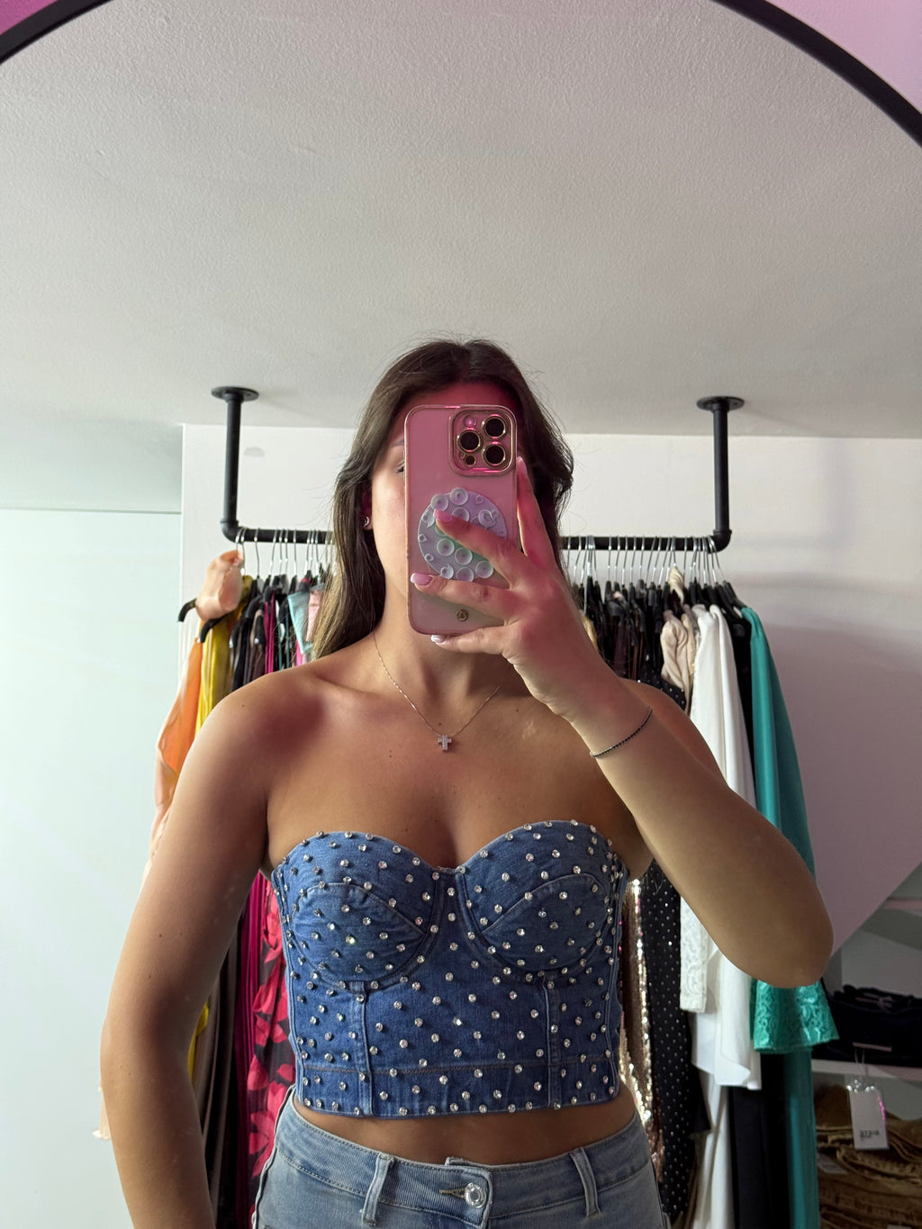8800 Corpetto Jeans Bijou