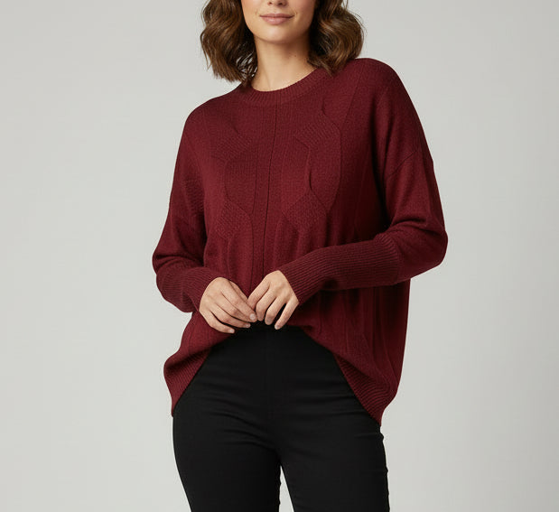 ZS3028 Maglione Maxi pull