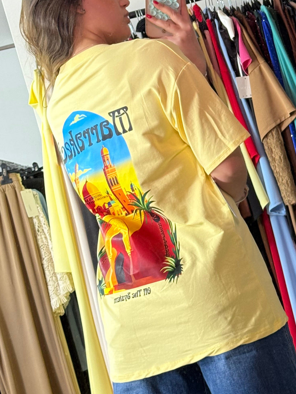 41466 T-shirt over Casablanca