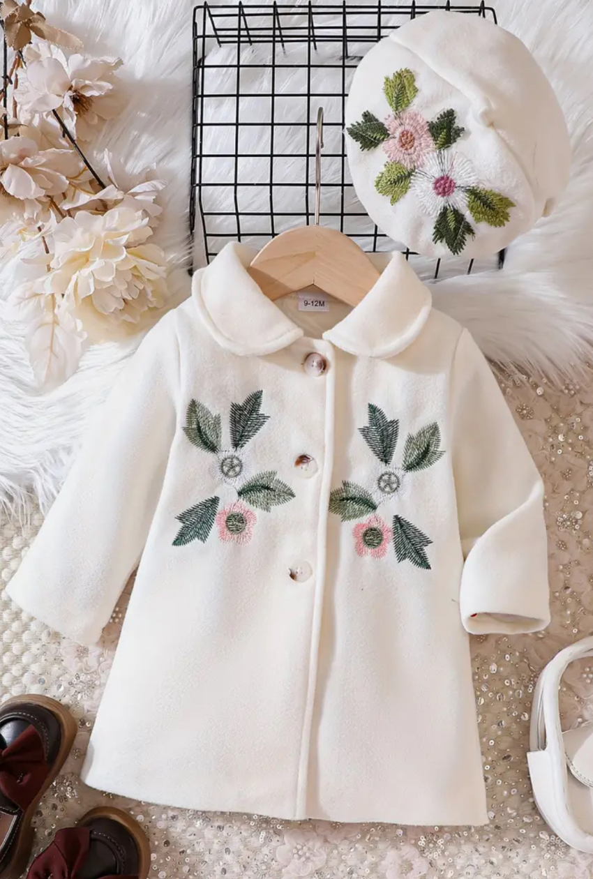 Cappotto Ricamato bimba