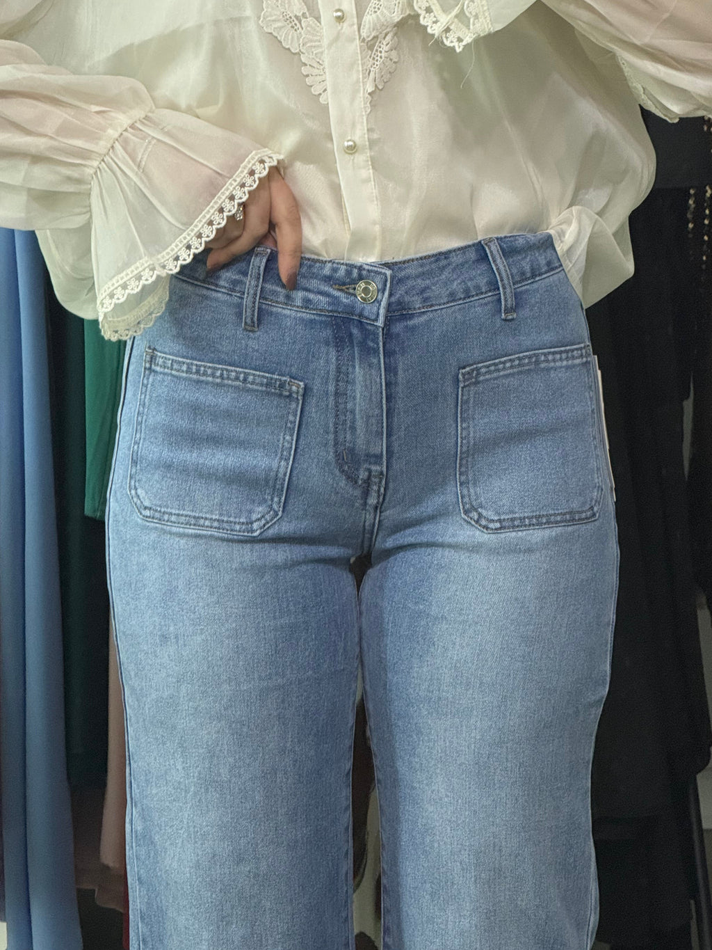 Jeans wide leg Diana  CZP8320