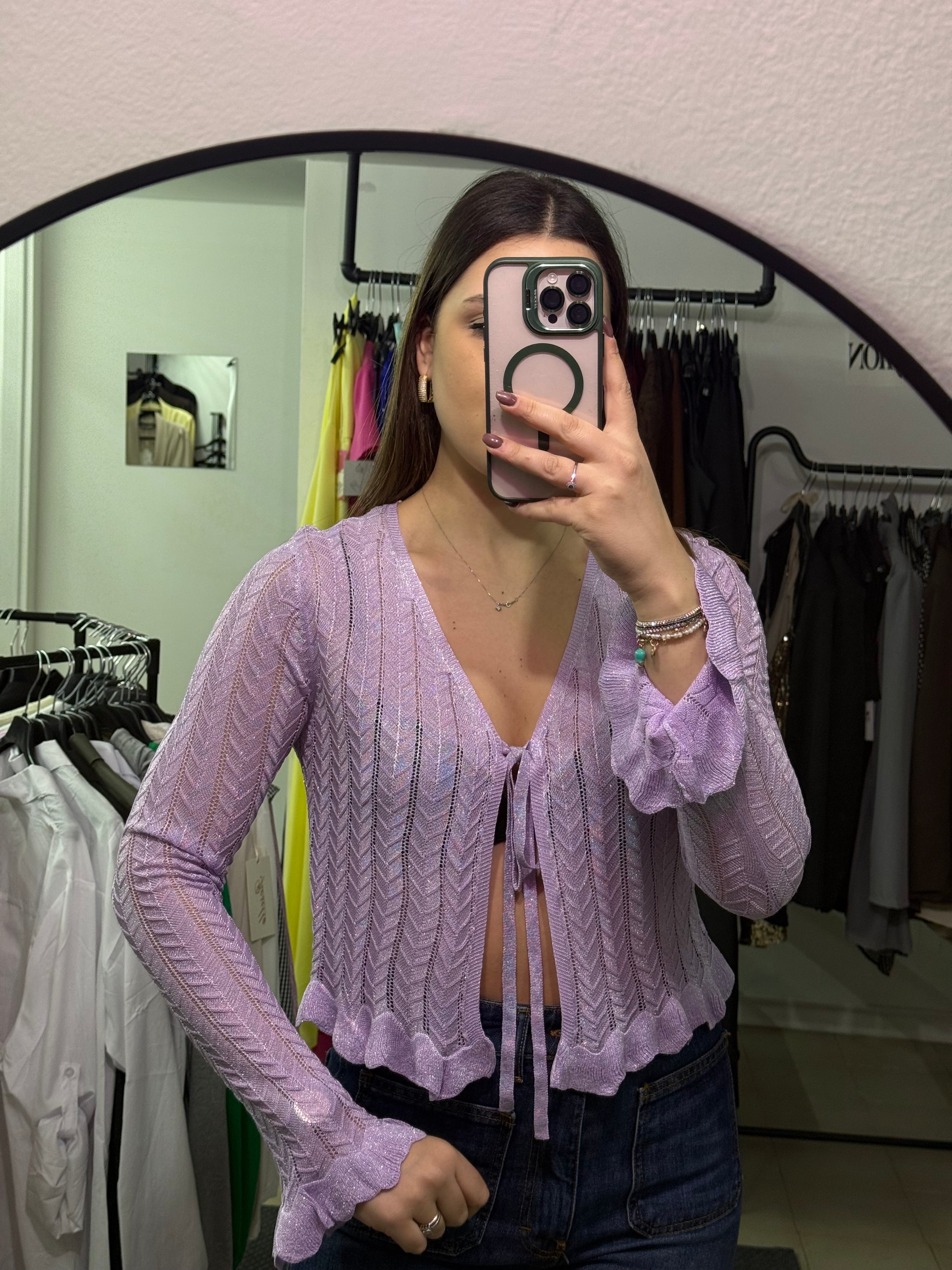 6129 Cardigan Lurex
