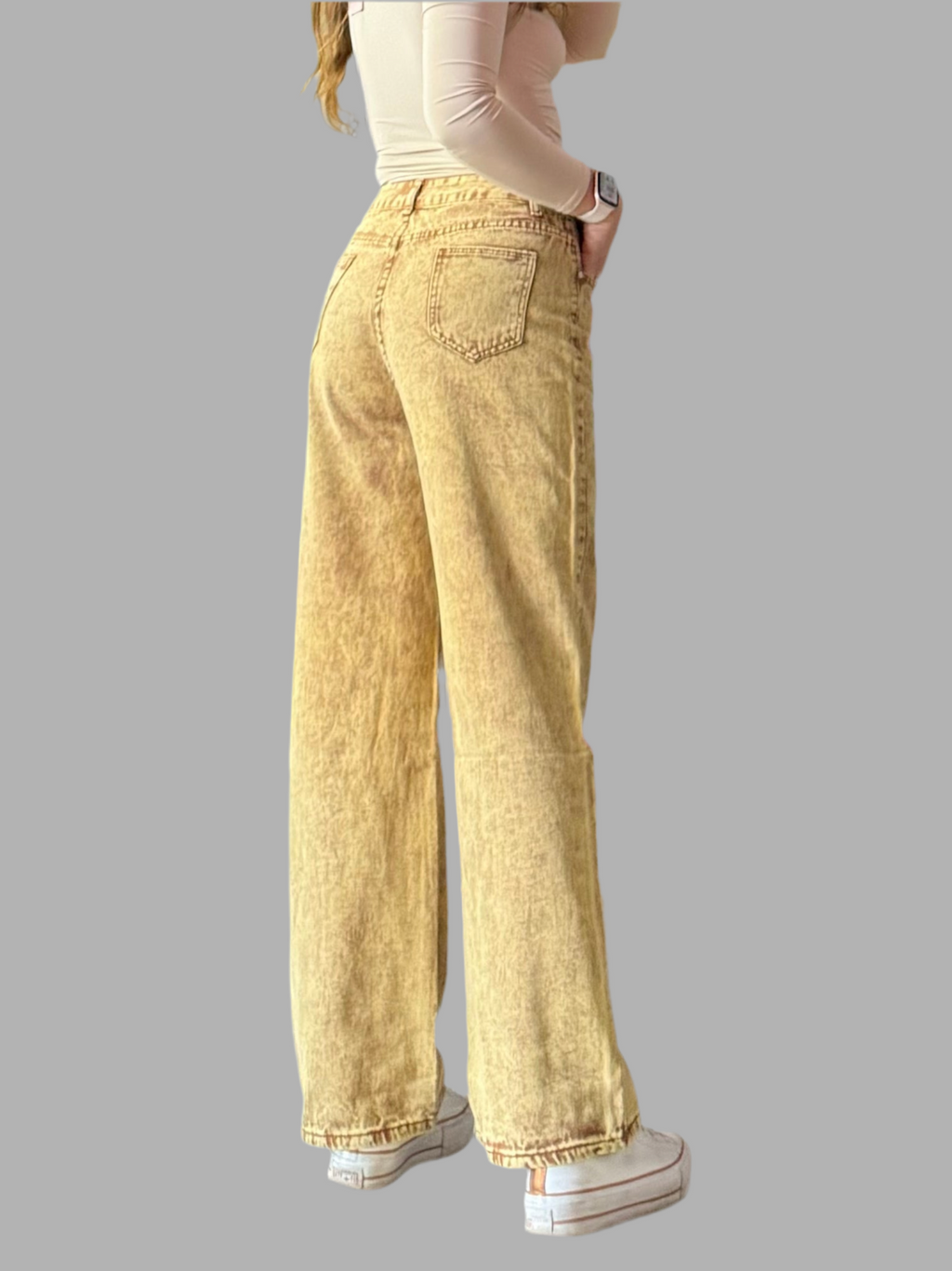 8966 Jeans Sabbia