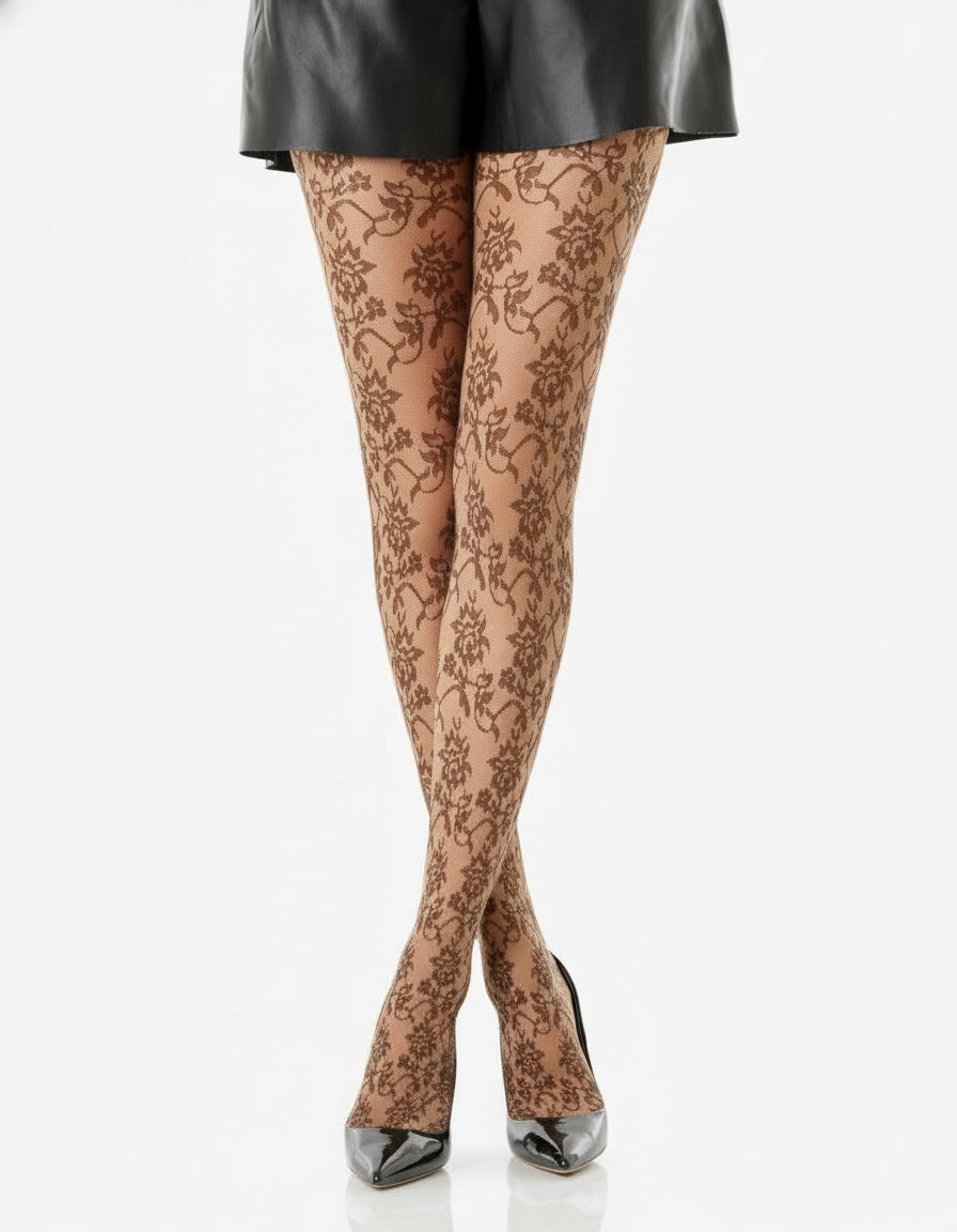 Calzamaglia PIZZO Marrone