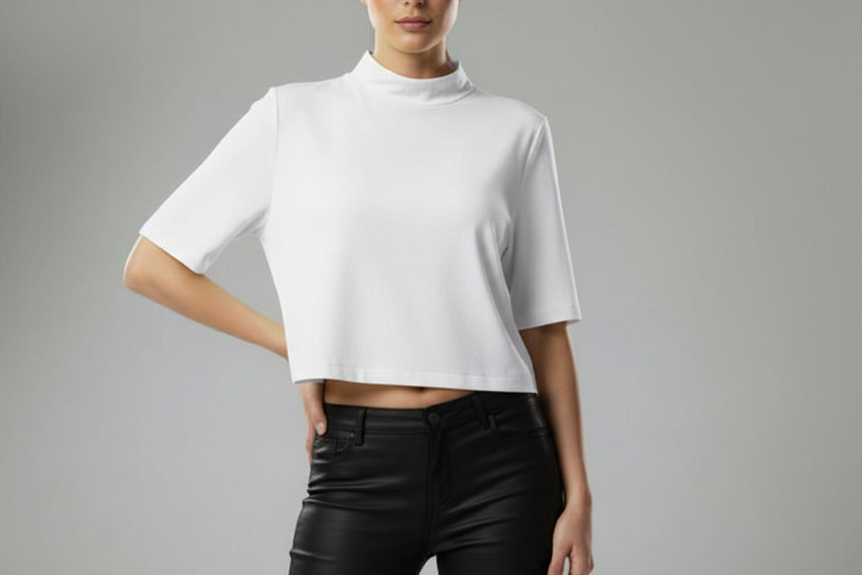 29616 T-shirt Angelina crop