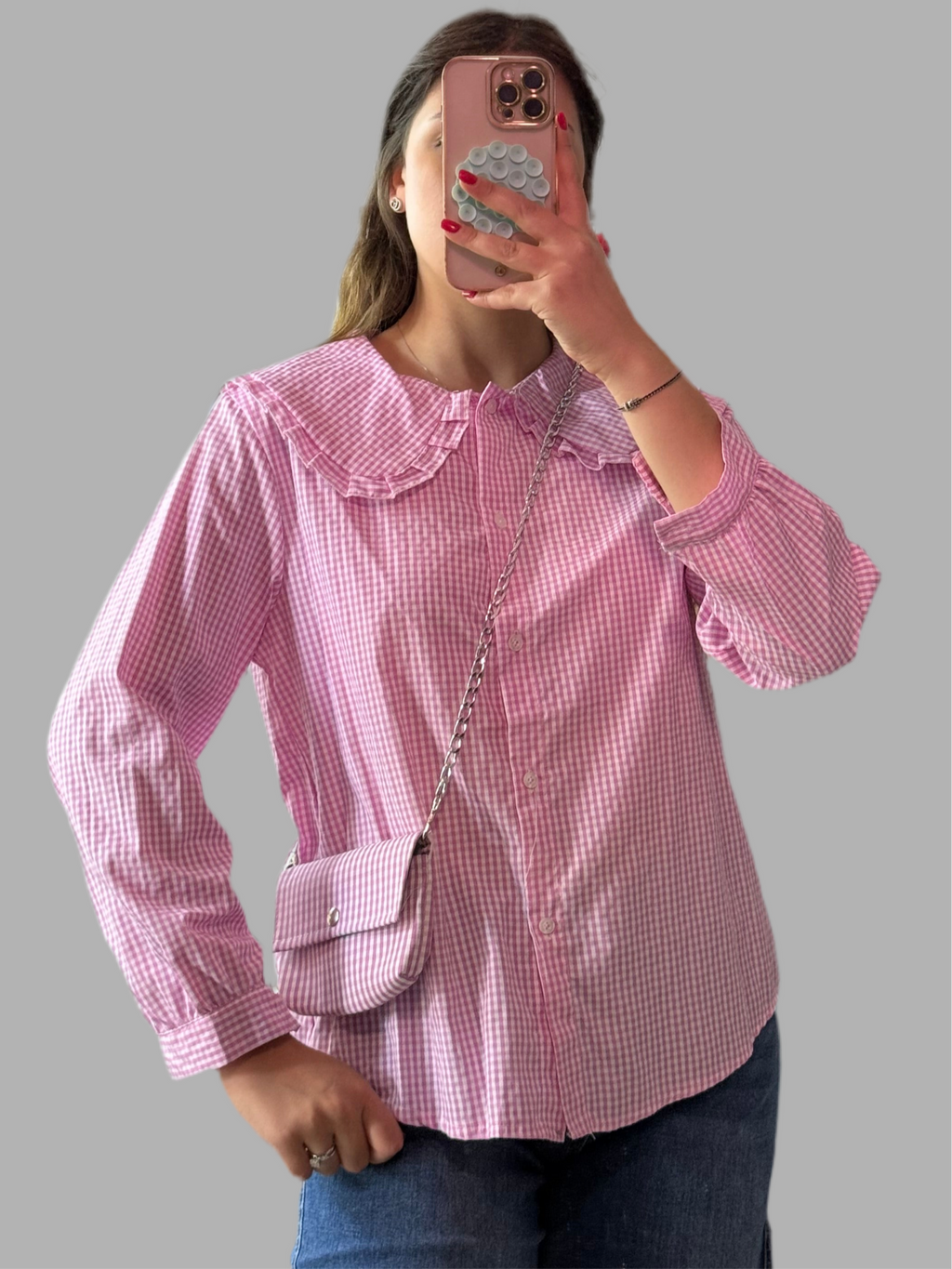 8904 Camicia Brigida con pochette
