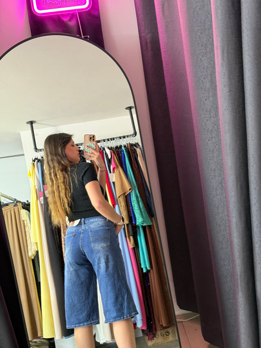 H8025 Bermuda jeans levis elastico